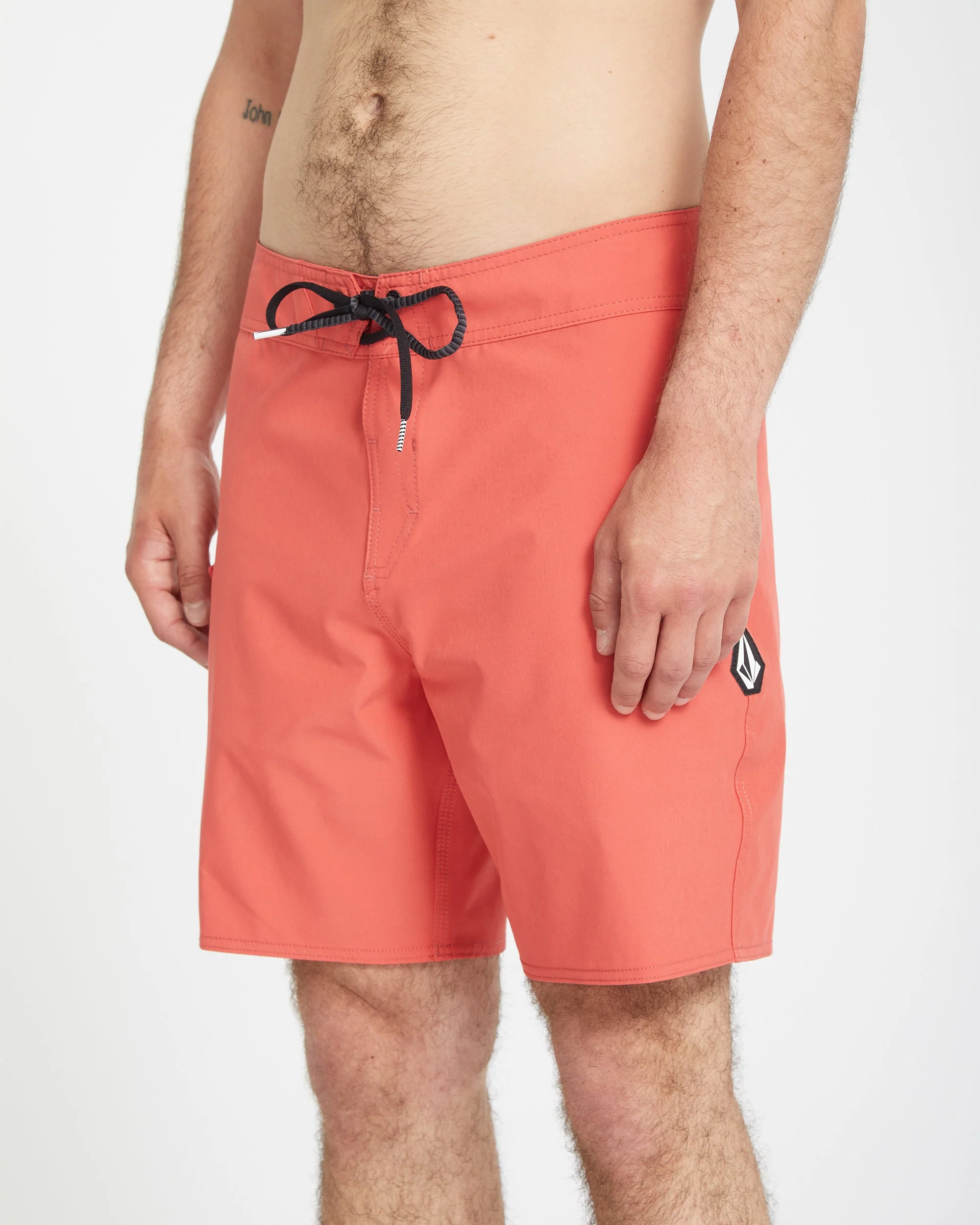 Lido Solid Mod 18" Boardshorts - CRANBERRY - Image 3