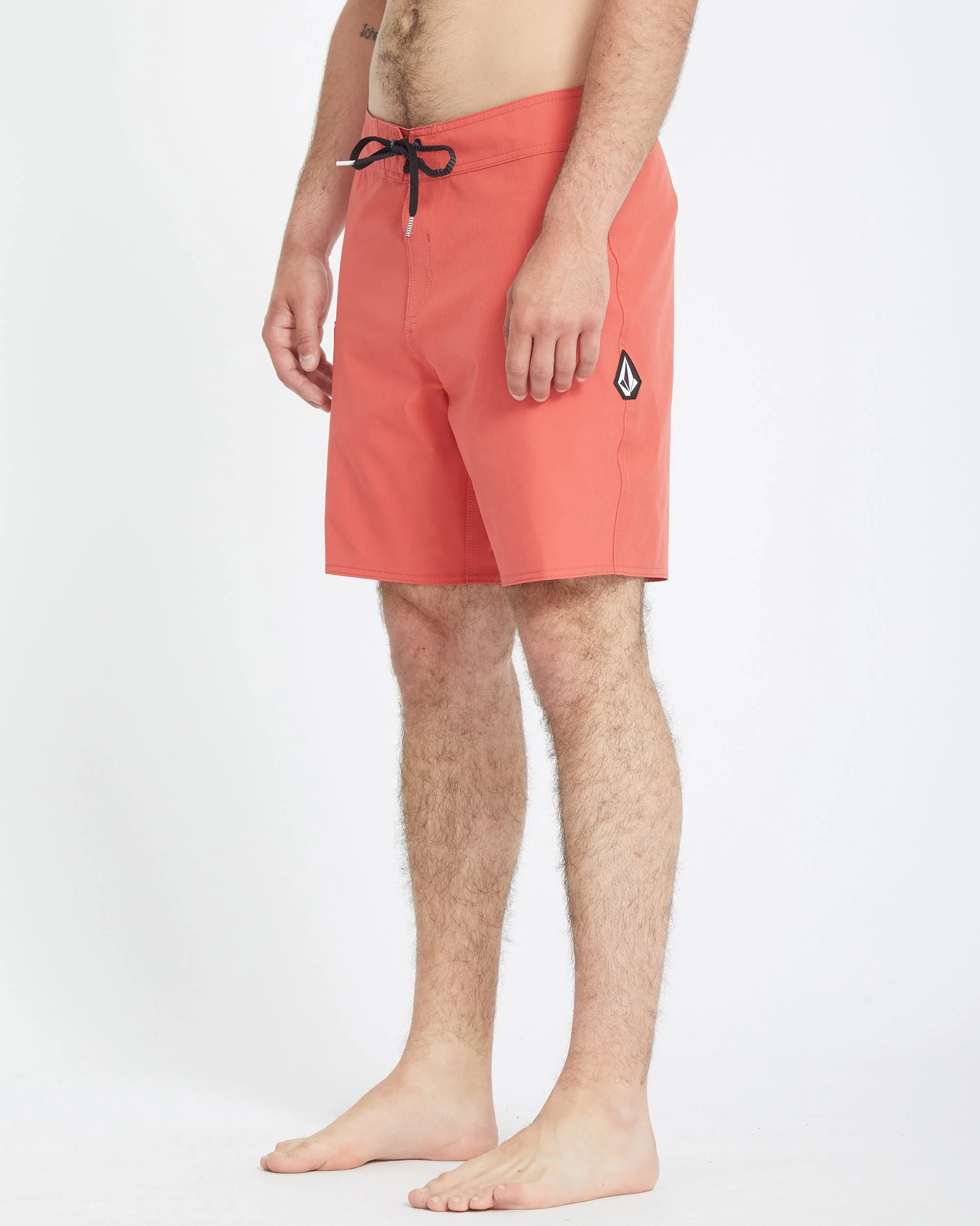 Lido Solid Mod 18" Boardshorts - CRANBERRY - Image 5