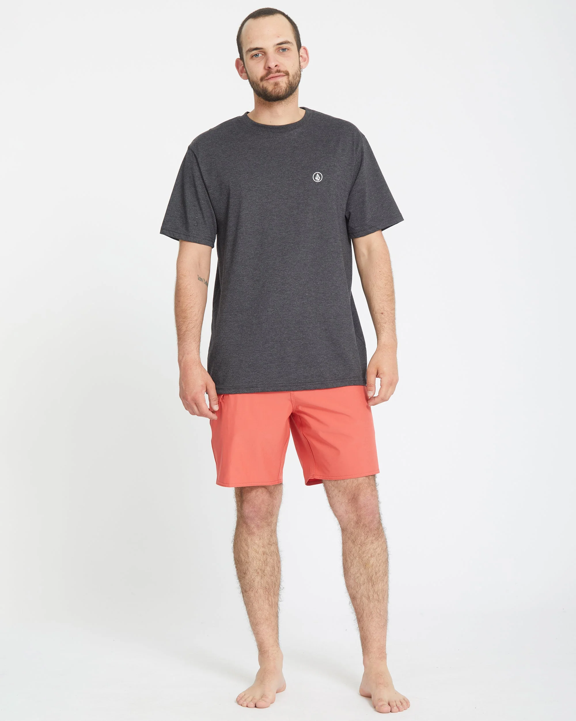 Lido Solid Mod 18" Boardshorts - CRANBERRY - Image 6