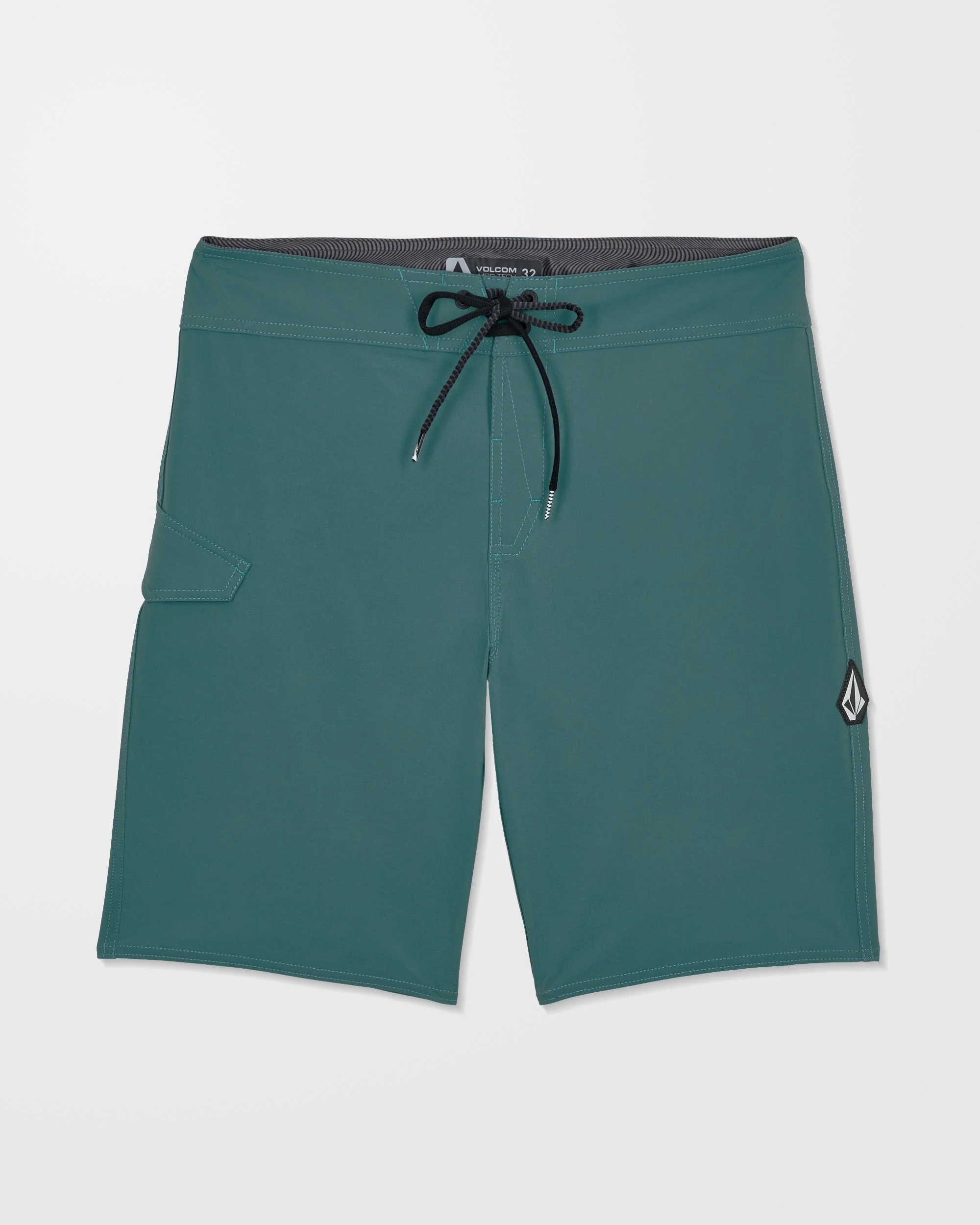 Lido Solid Mod 20" Boardshorts - Rifle Green - Image 9