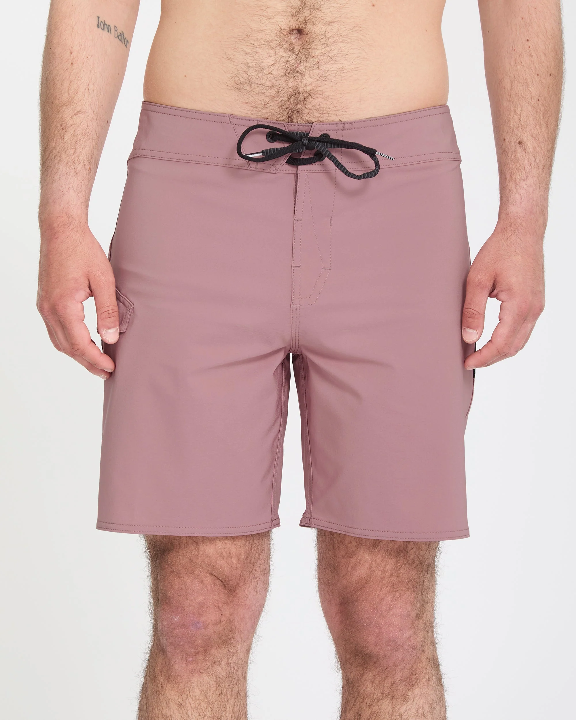 Lido Solid Mod 18" Boardshorts - Stone Rose - Image 5