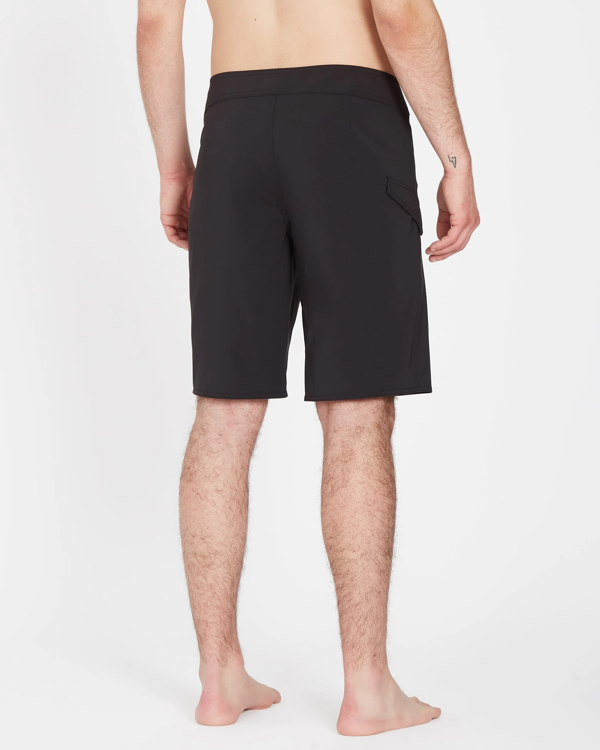 Lido Solid Mod 20" Boardshorts - Black - Image 2
