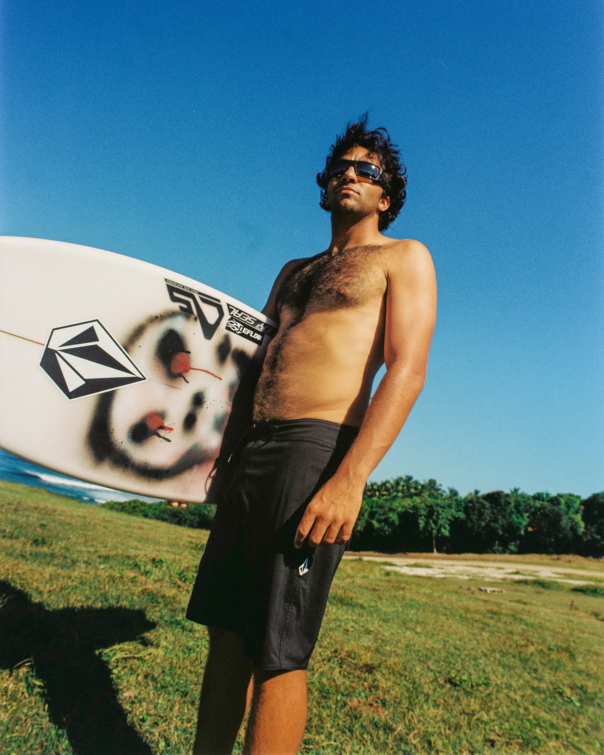 Lido Solid Mod 20" Boardshorts - Black - Image 4