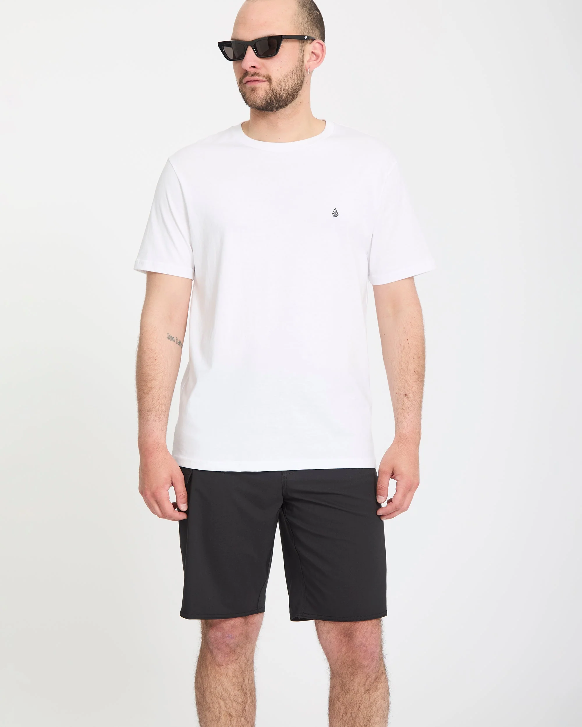 Lido Solid Mod 20" Boardshorts - Black - Image 8