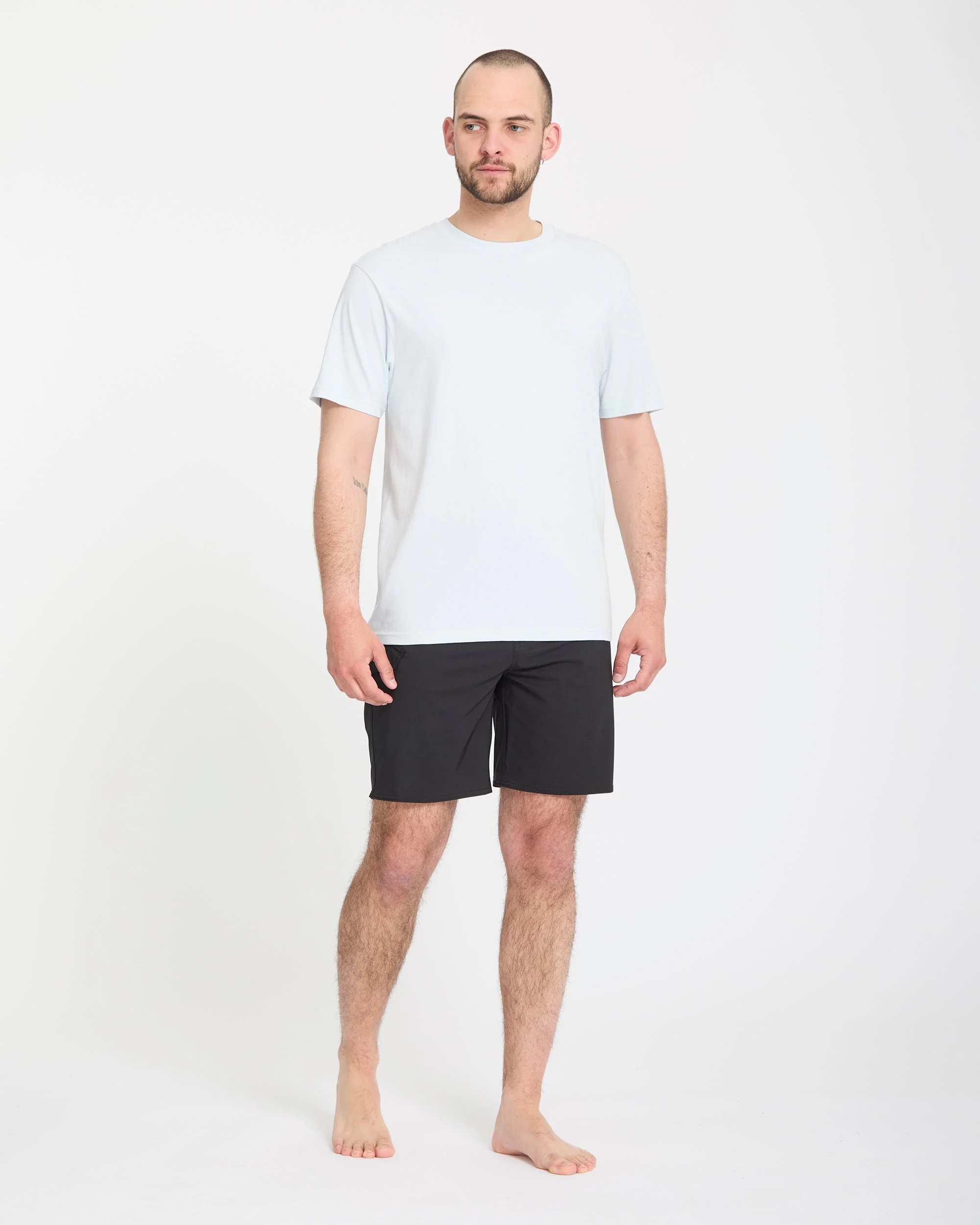 Lido Solid Mod 18" Boardshorts - Black - Image 7