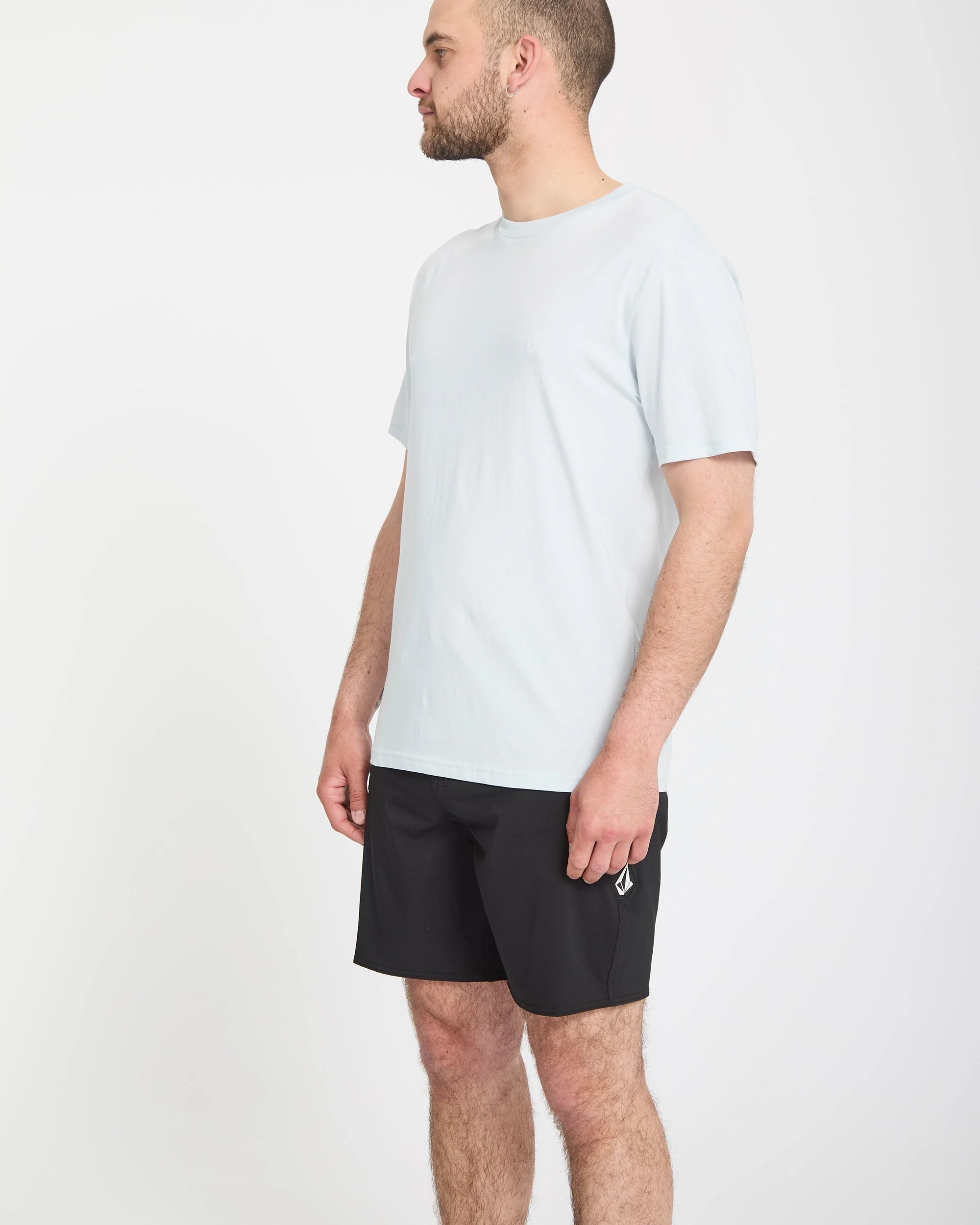 Lido Solid Mod 18" Boardshorts - Black - Image 8