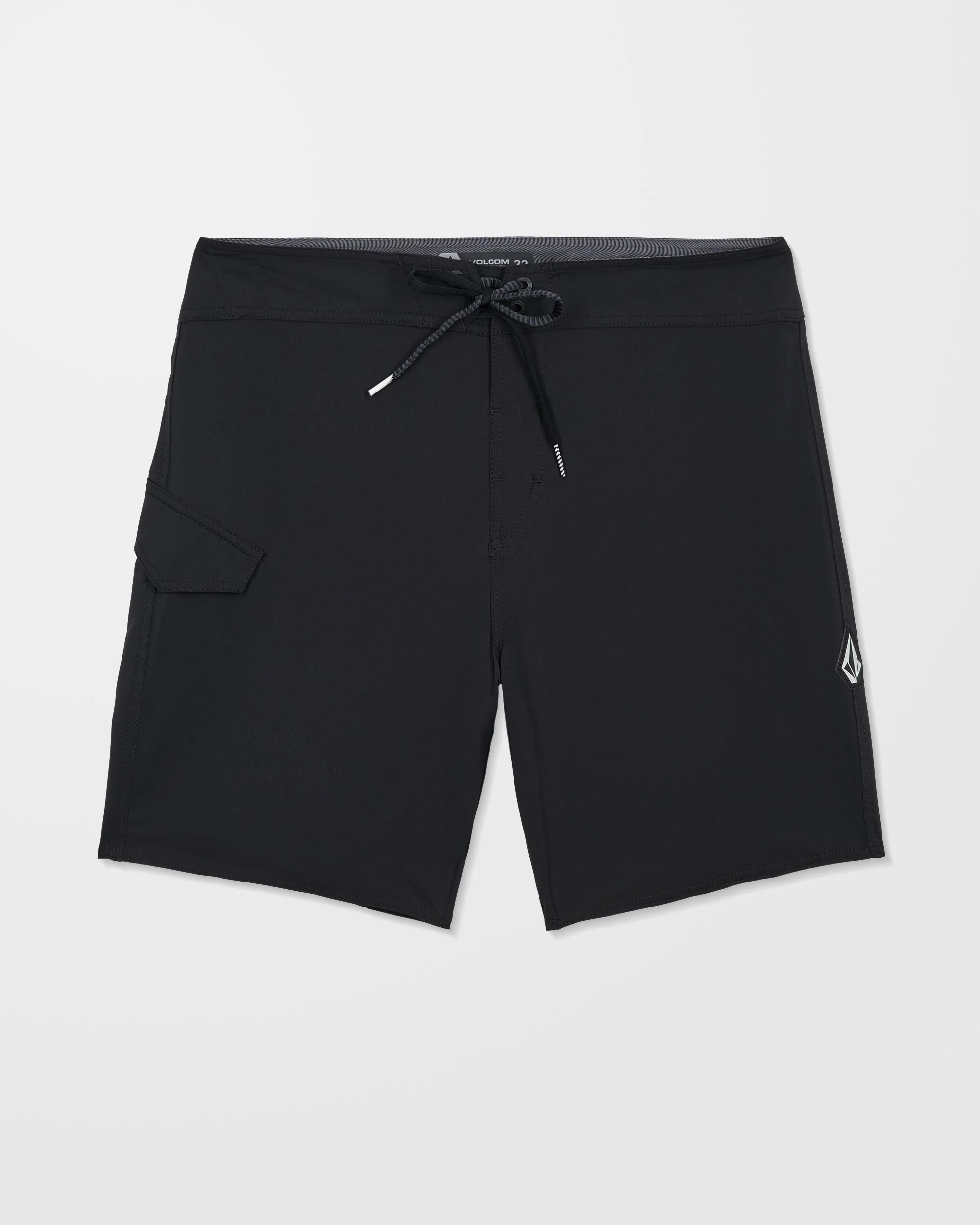 Lido Solid Mod 18" Boardshorts - Black - Image 9