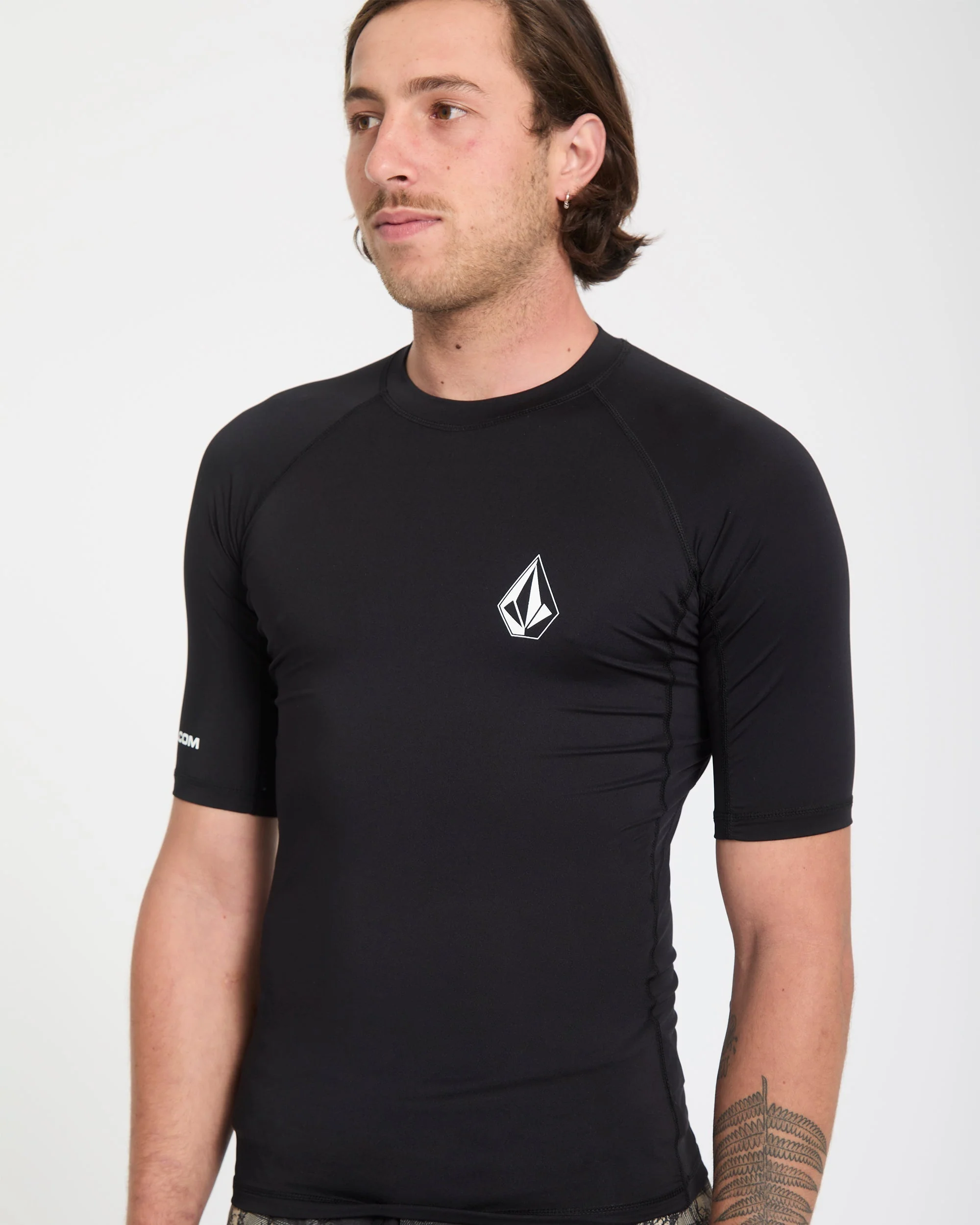Lido Solid Rashguard - Black - Image 4