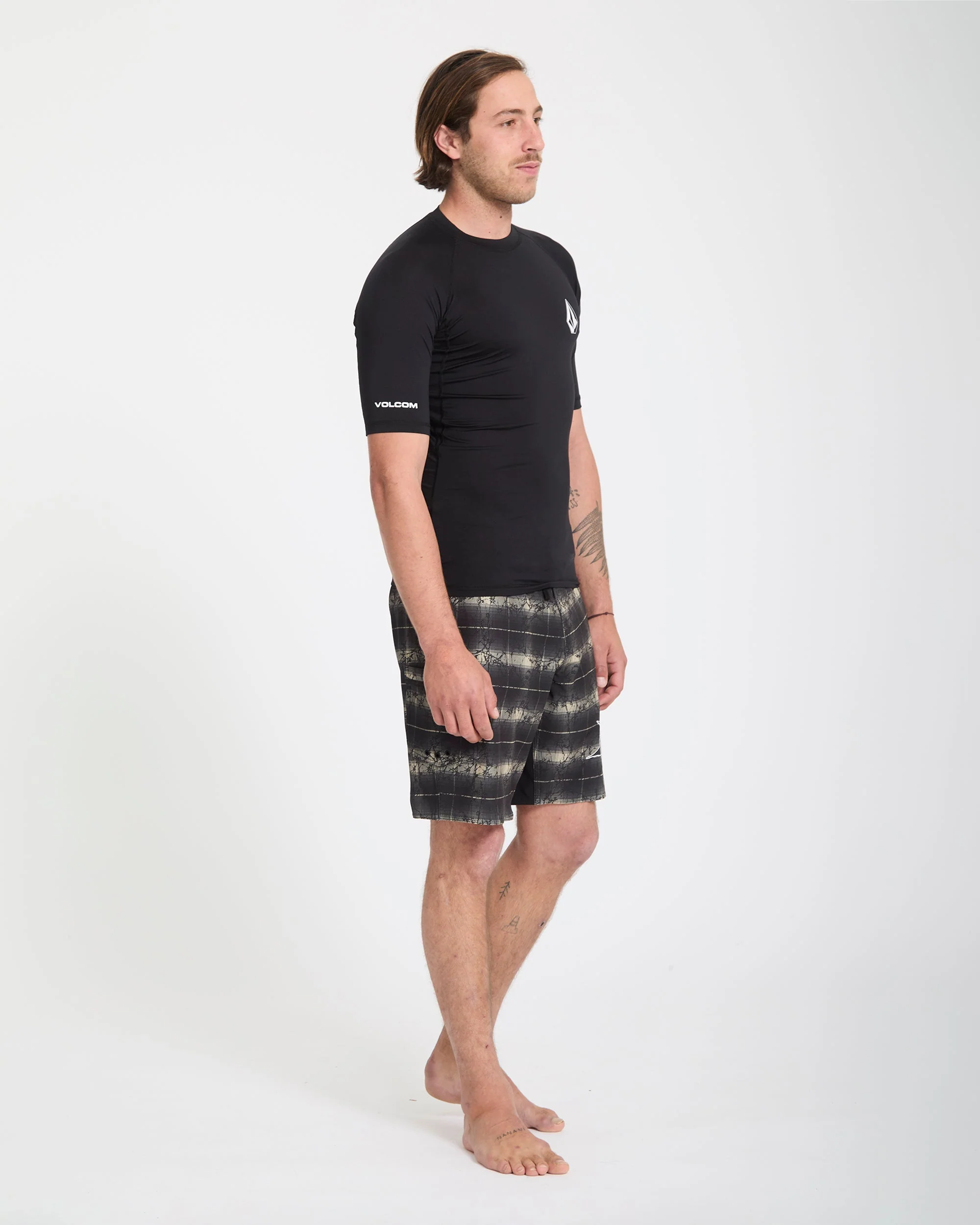 Lido Solid Rashguard - Black - Image 6