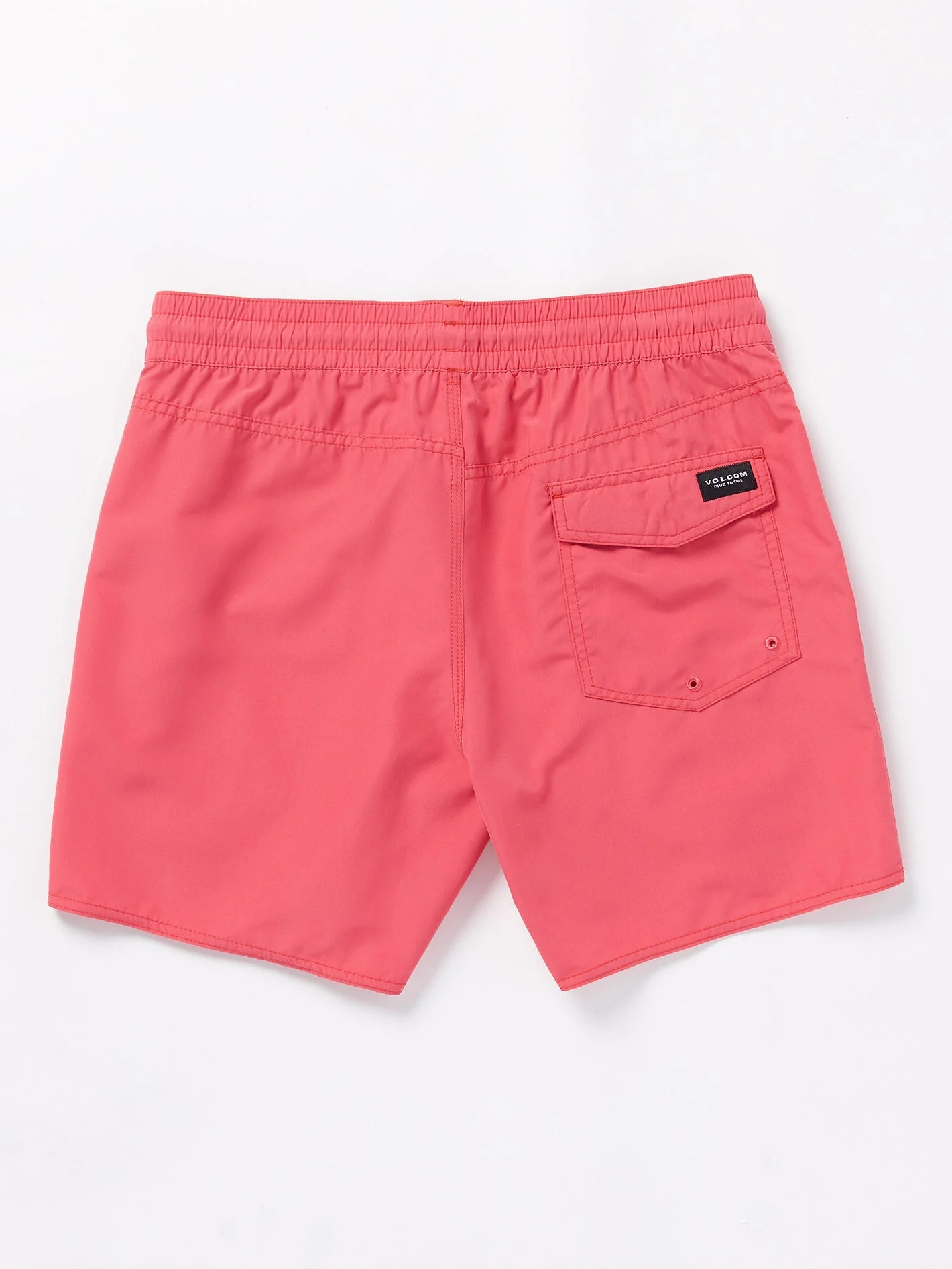 Lido Solid Trunk 16" Boardshort - WASHED RUBY - Image 5