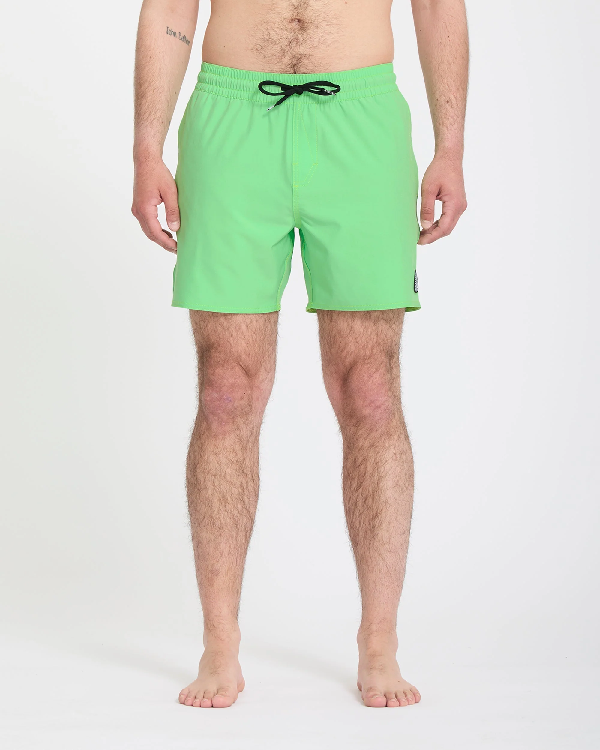 Lido Solid Trunk 16" Boardshorts - Island Green
