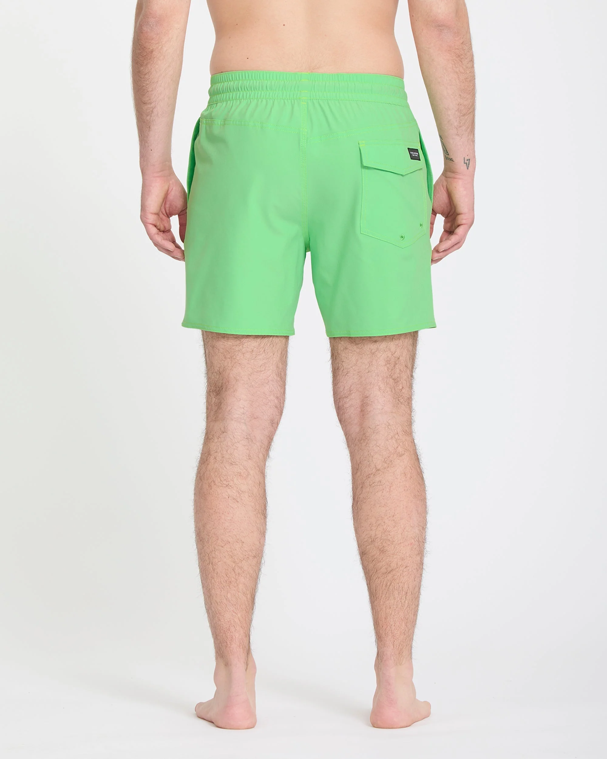 Lido Solid Trunk 16" Boardshorts - Island Green - Image 2