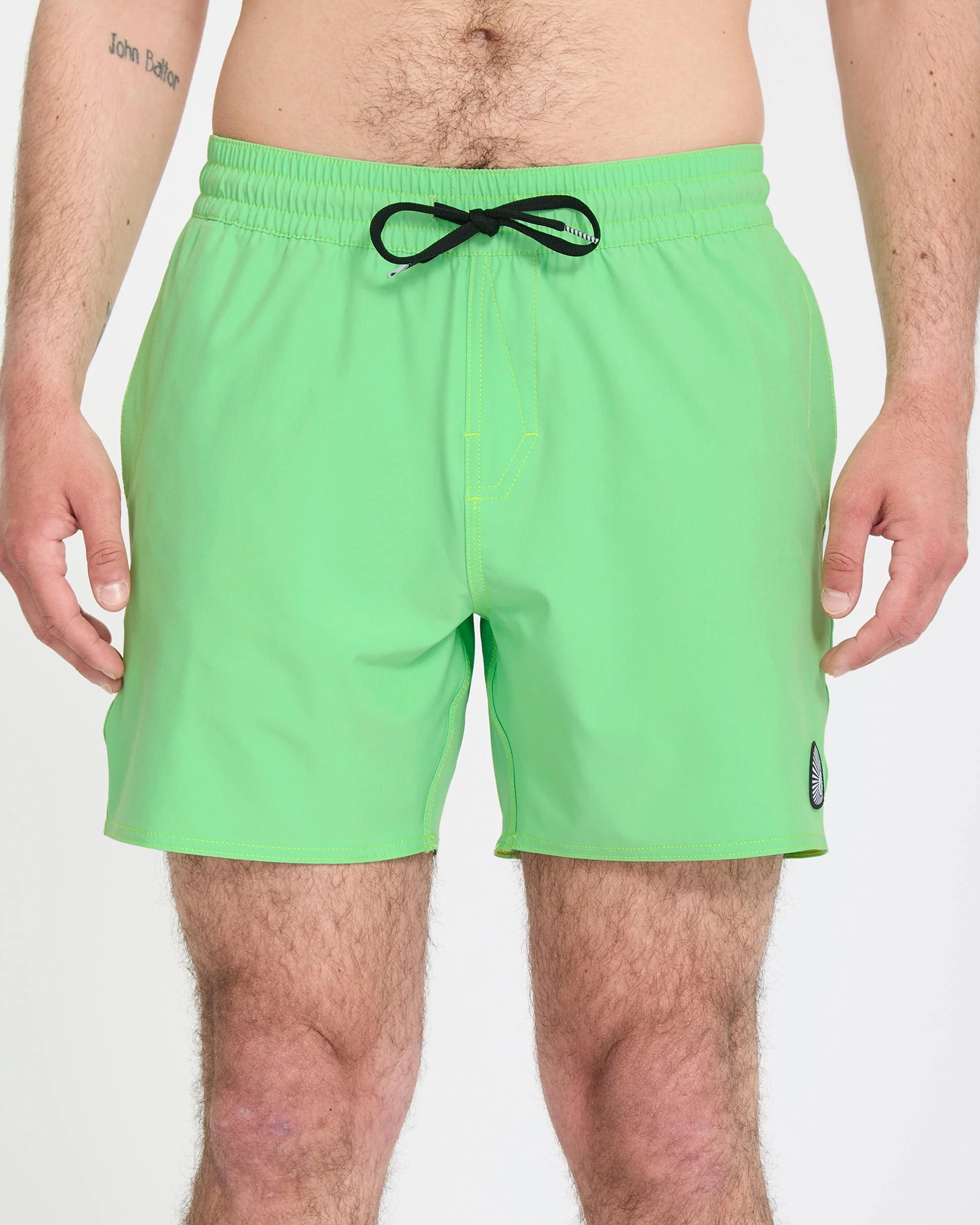 Lido Solid Trunk 16" Boardshorts - Island Green - Image 3