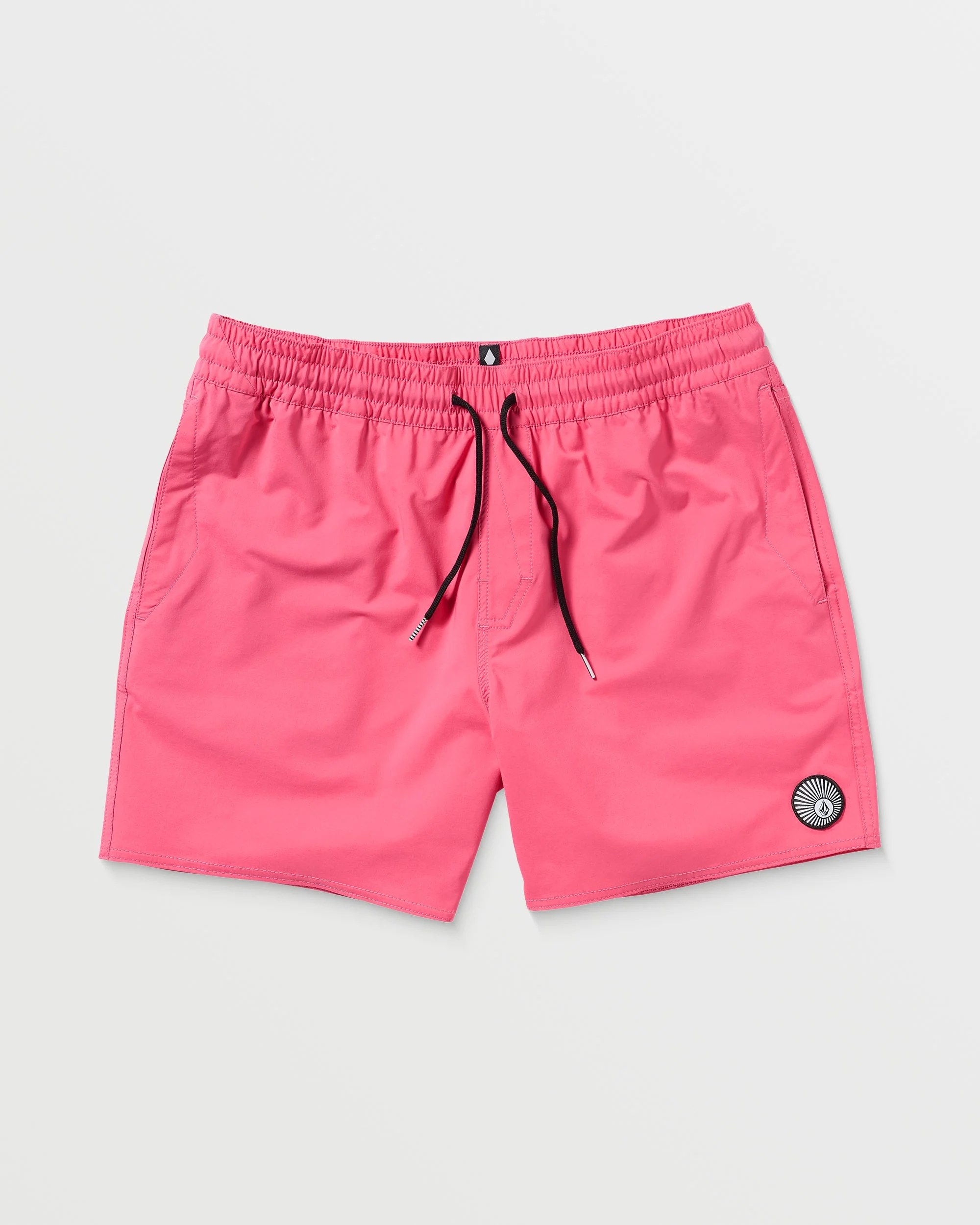 Lido Solid Trunk 16" Boardshorts - NEON PINK - Image 3