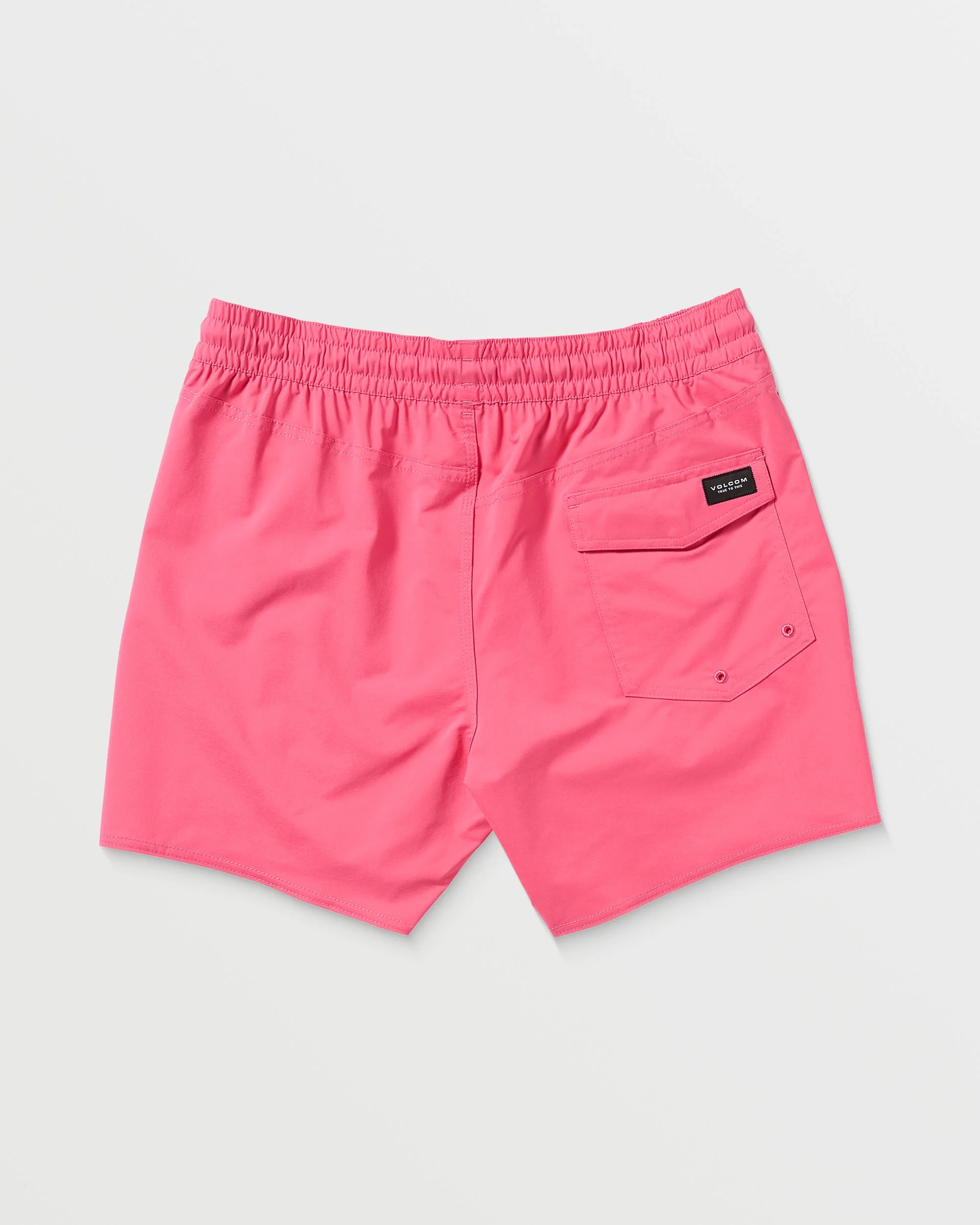 Lido Solid Trunk 16" Boardshorts - NEON PINK - Image 7