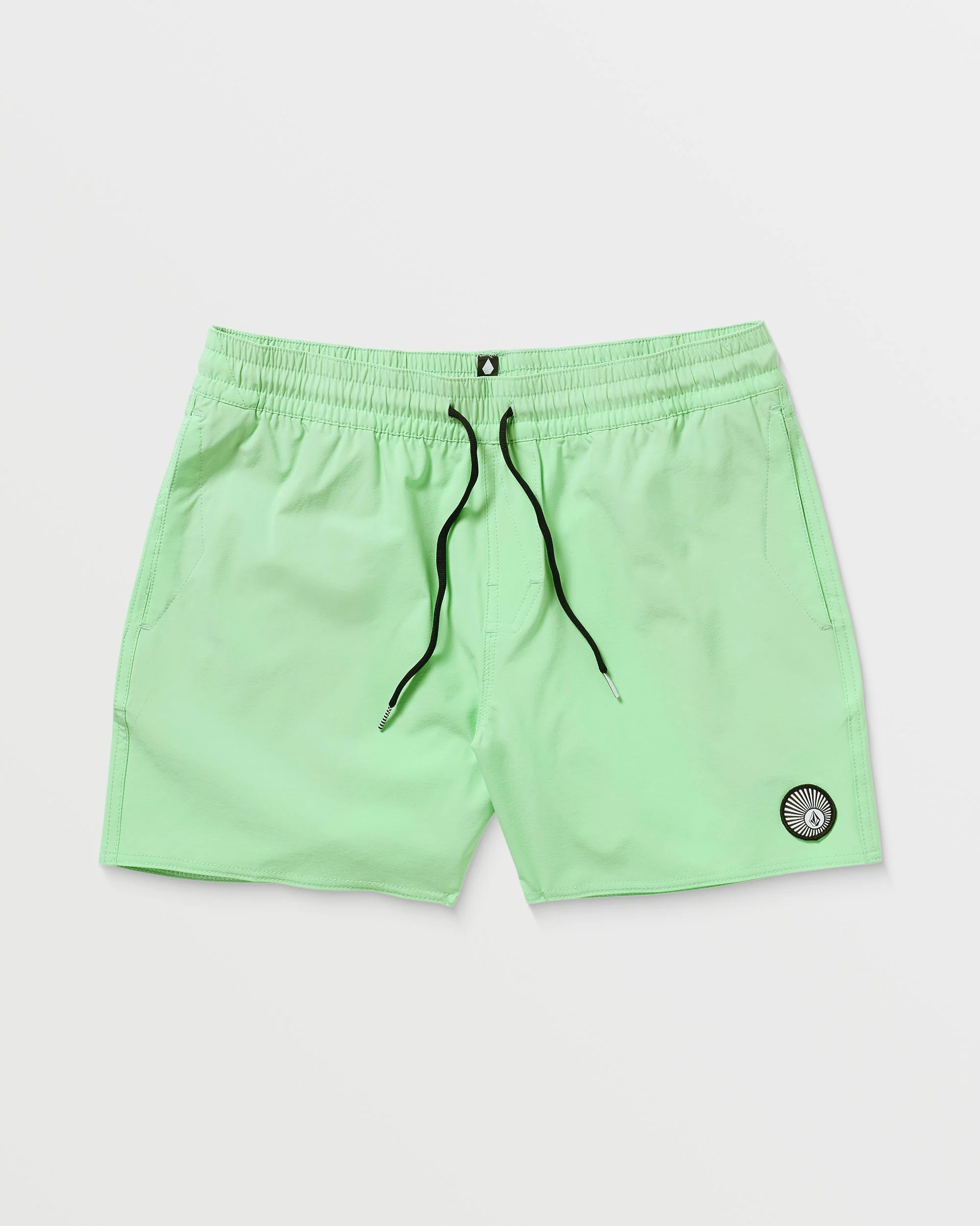Lido Solid Trunk 16" Boardshorts - Jade Cream - Image 7
