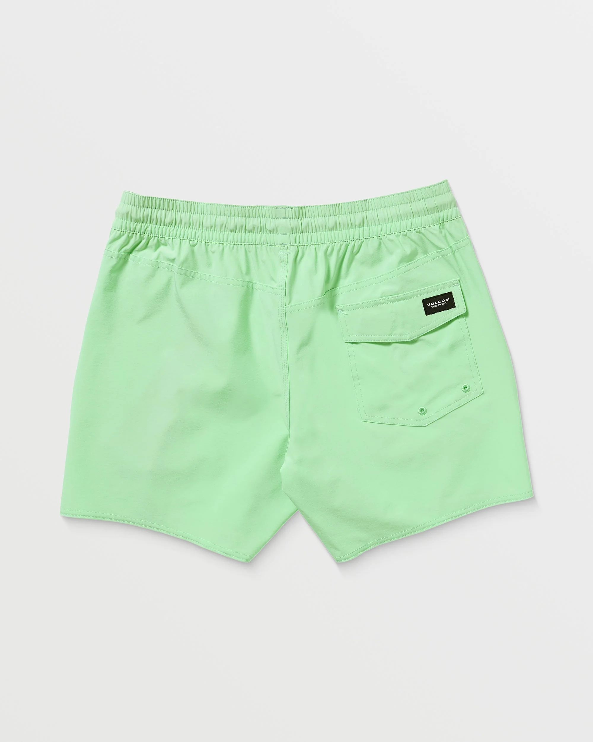 Lido Solid Trunk 16" Boardshorts - Jade Cream - Image 8