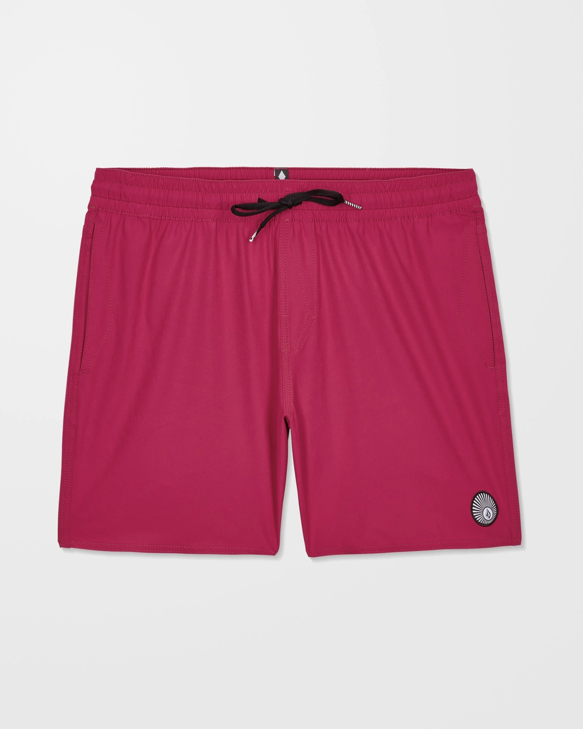 Lido Solid Trunk 16" Boardshorts - Sangria - Image 8