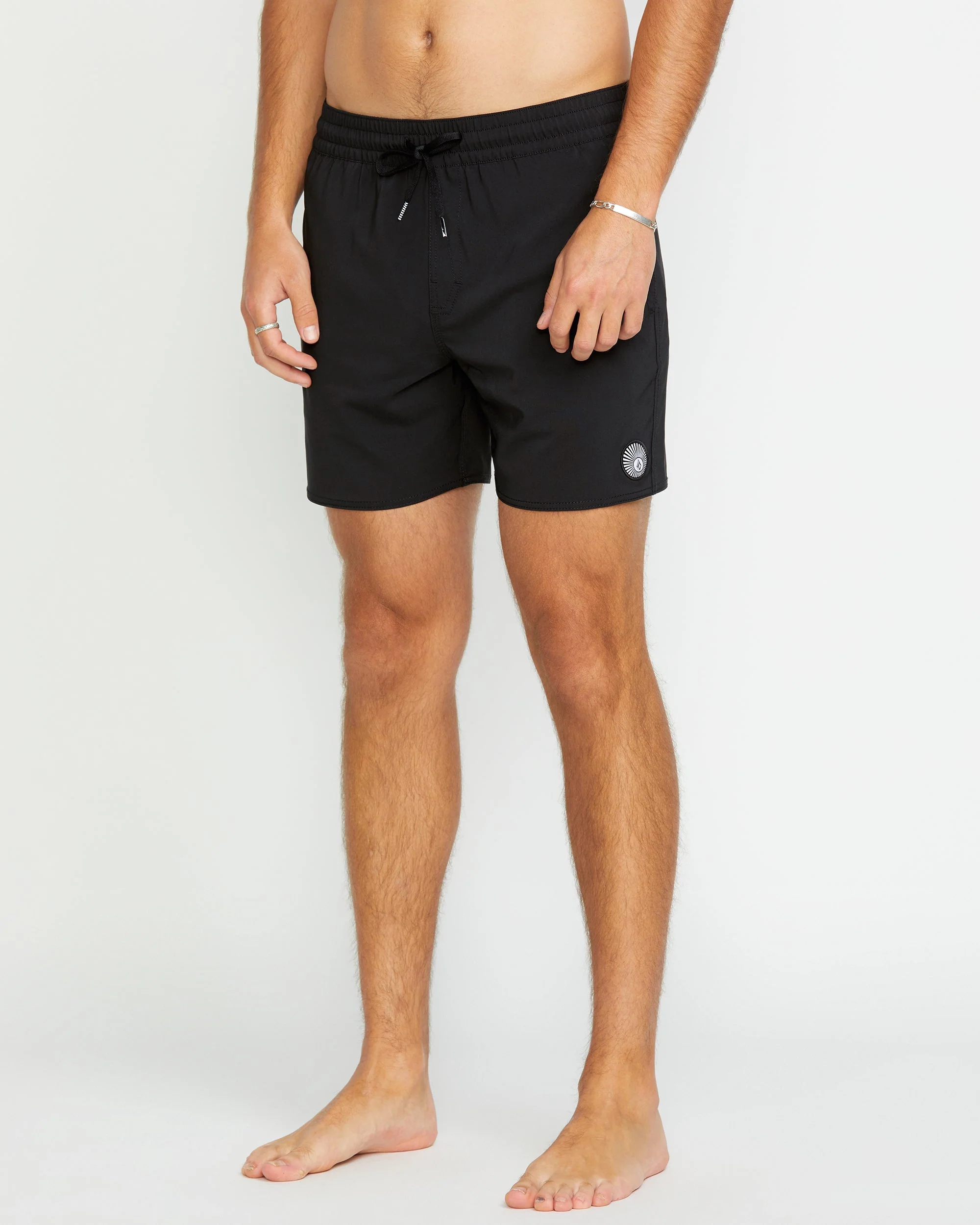 Lido Solid Trunk 16" Boardshorts - Black - Image 6