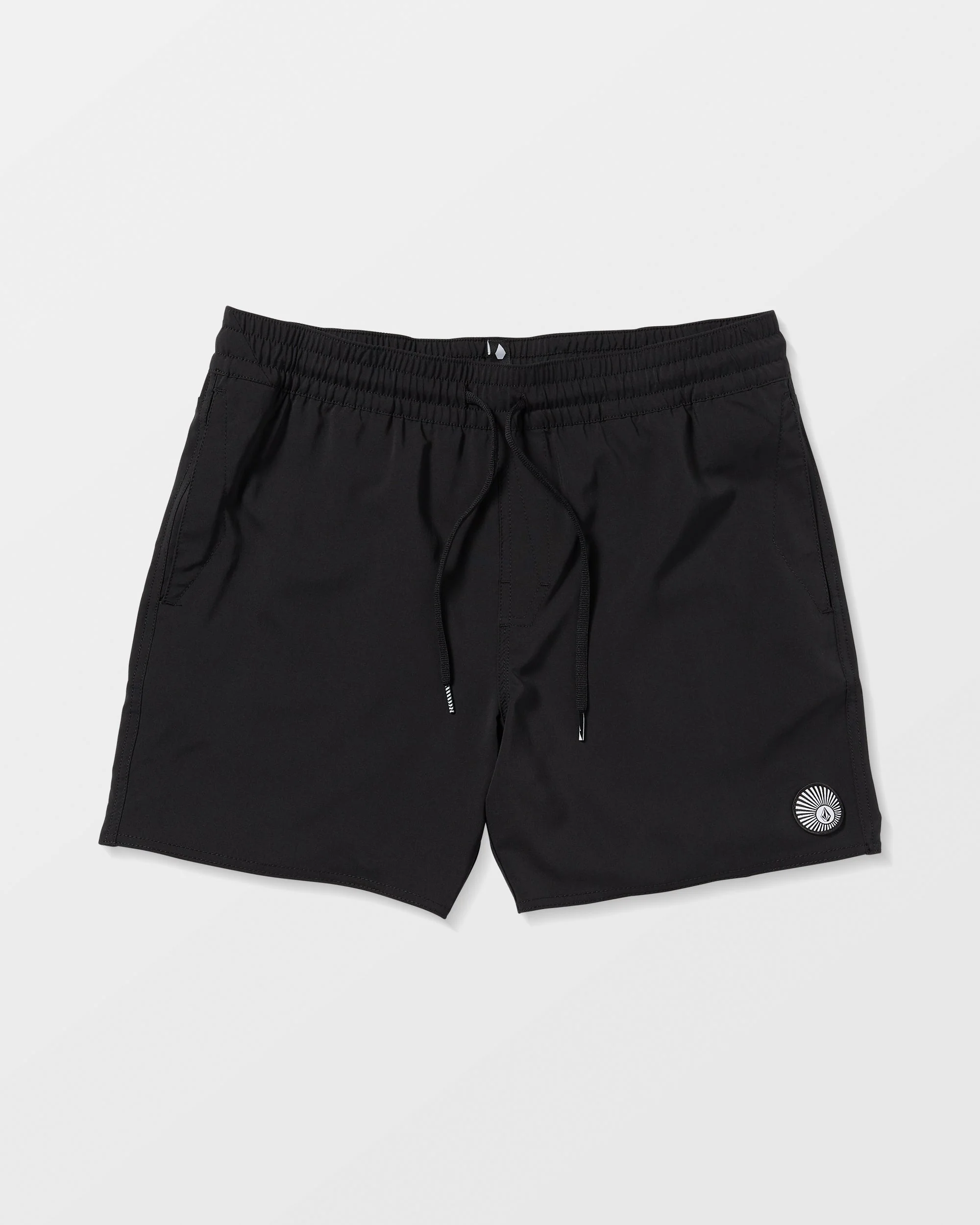 Lido Solid Trunk 16" Boardshorts - Black - Image 7