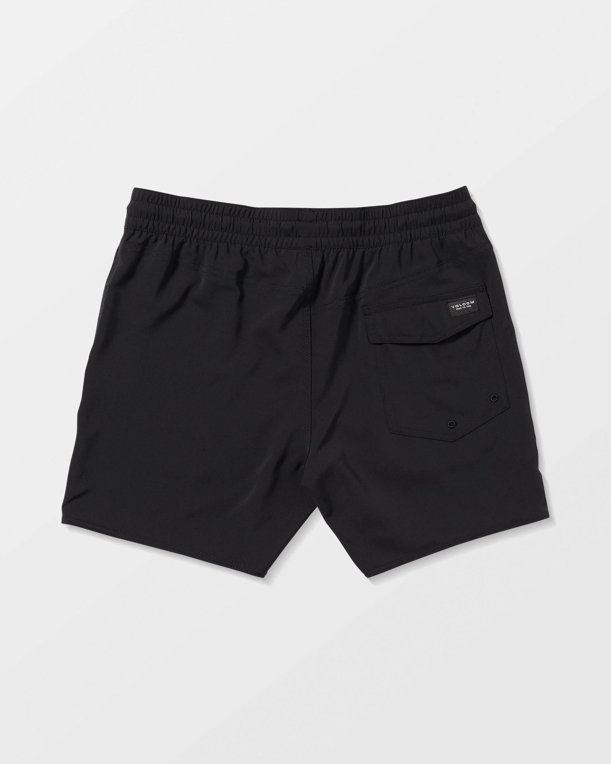 Lido Solid Trunk 16" Boardshorts - Black - Image 8