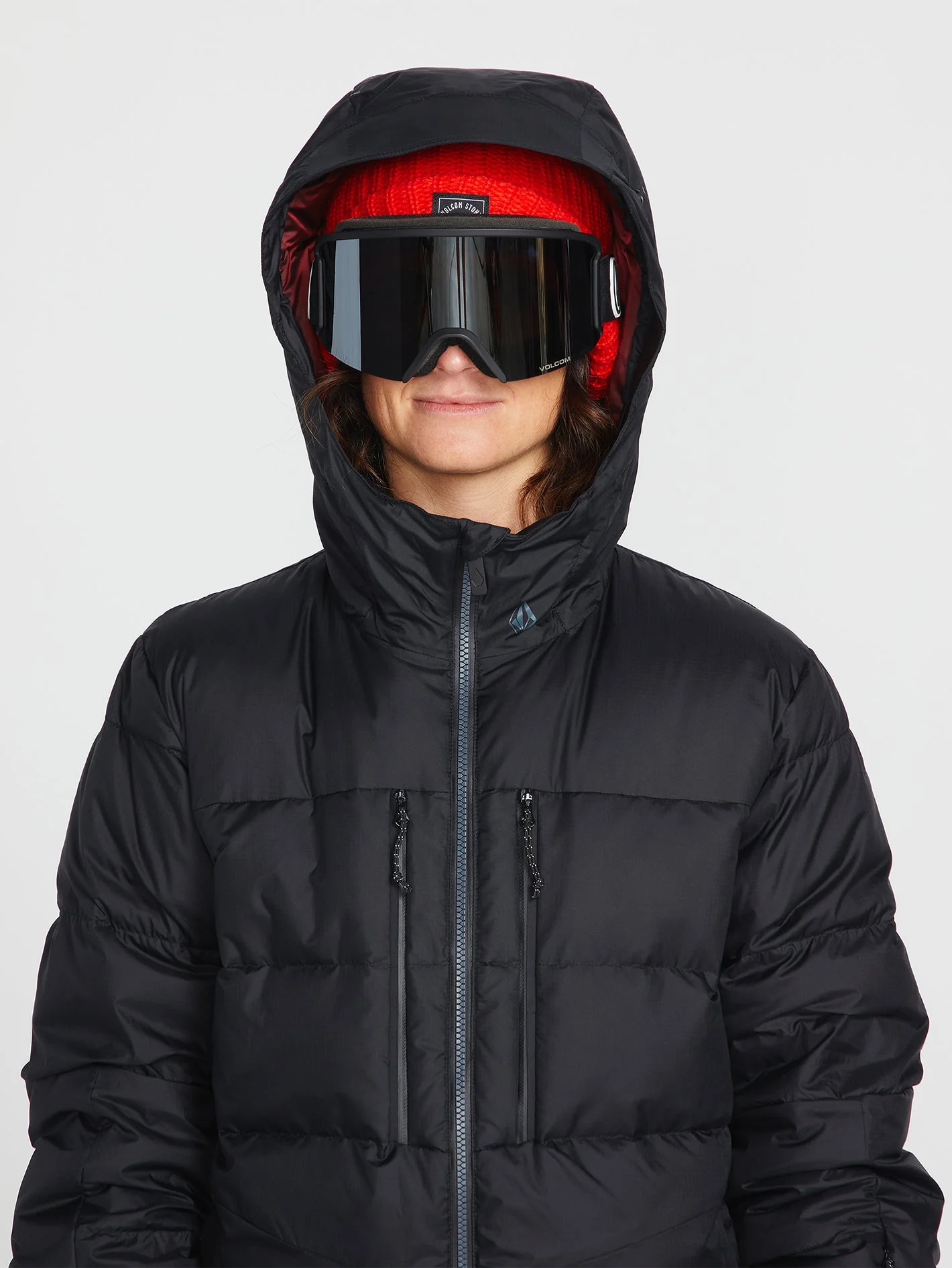 Lifted Down Jacket - Black (Unisex) - Image 3