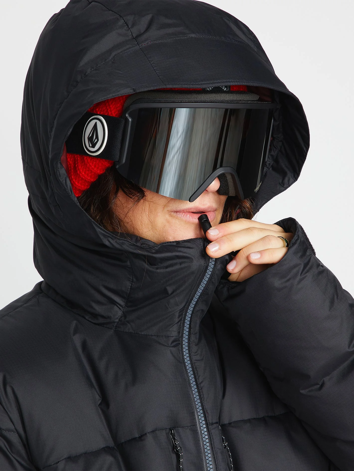 Lifted Down Jacket - Black (Unisex) - Image 4