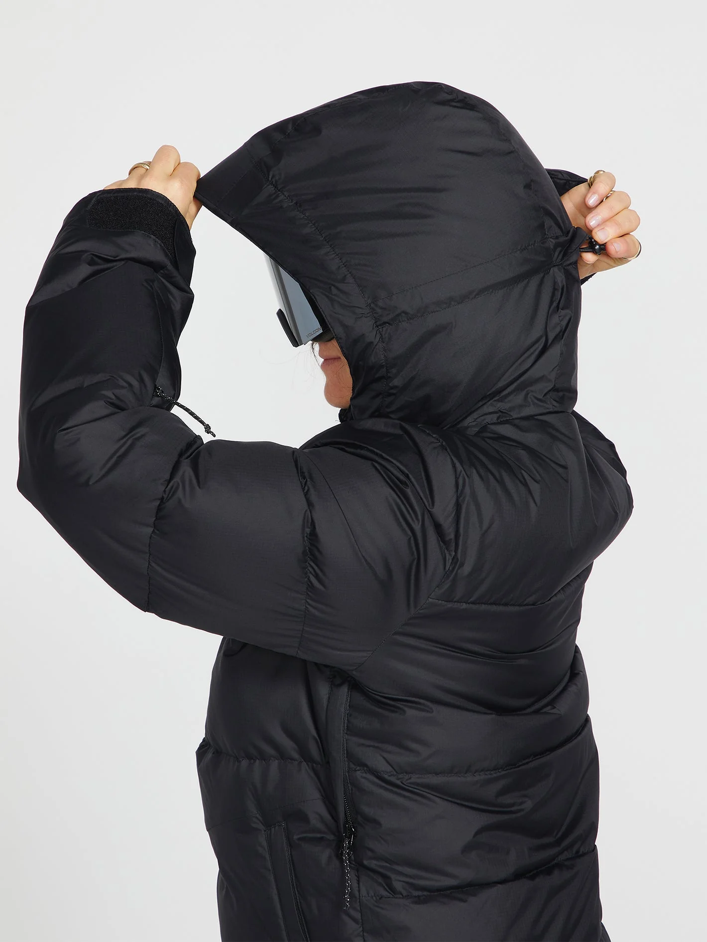 Lifted Down Jacket - Black (Unisex) - Image 5