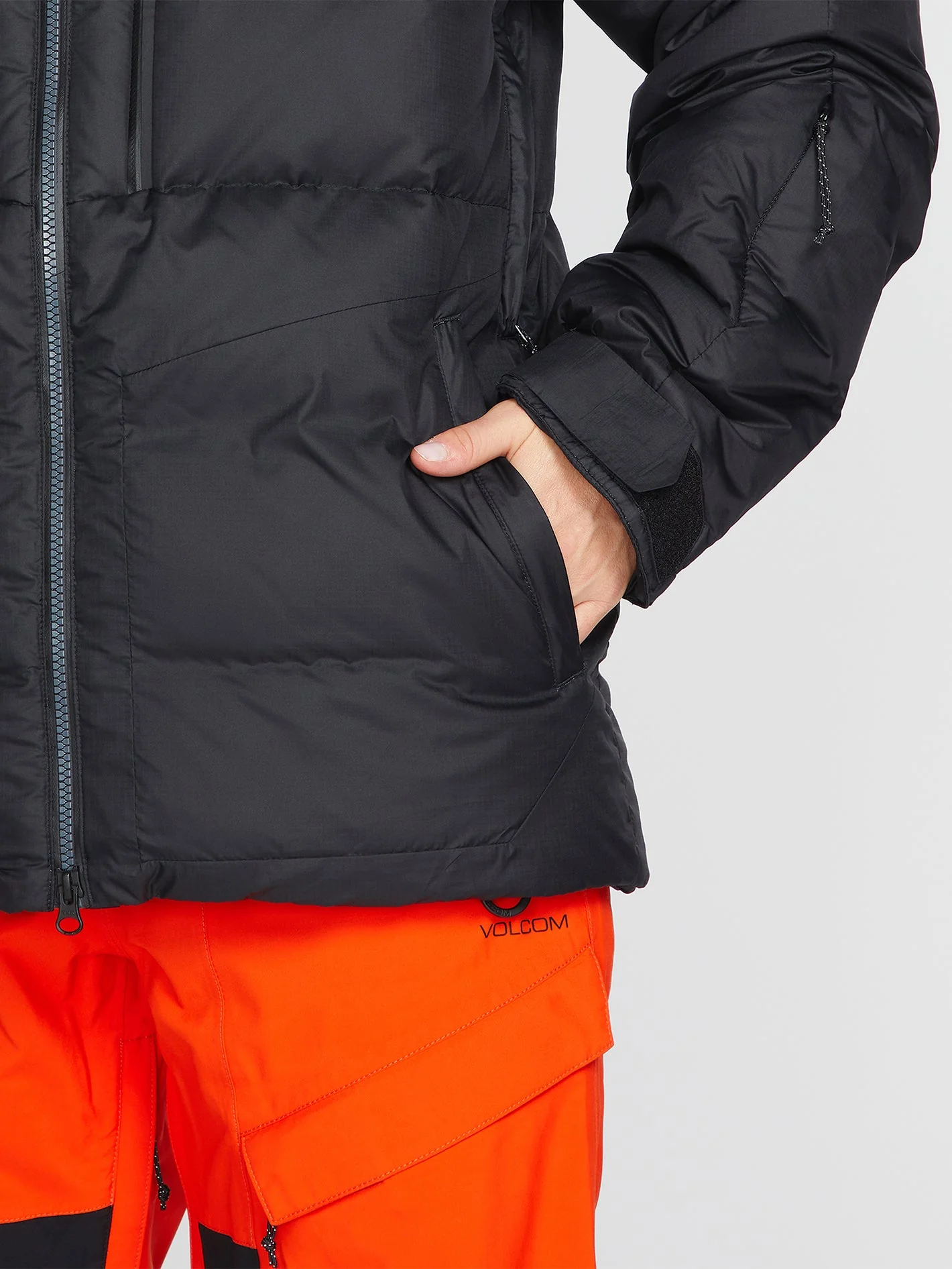 Lifted Down Jacket - Black (Unisex) - Image 9