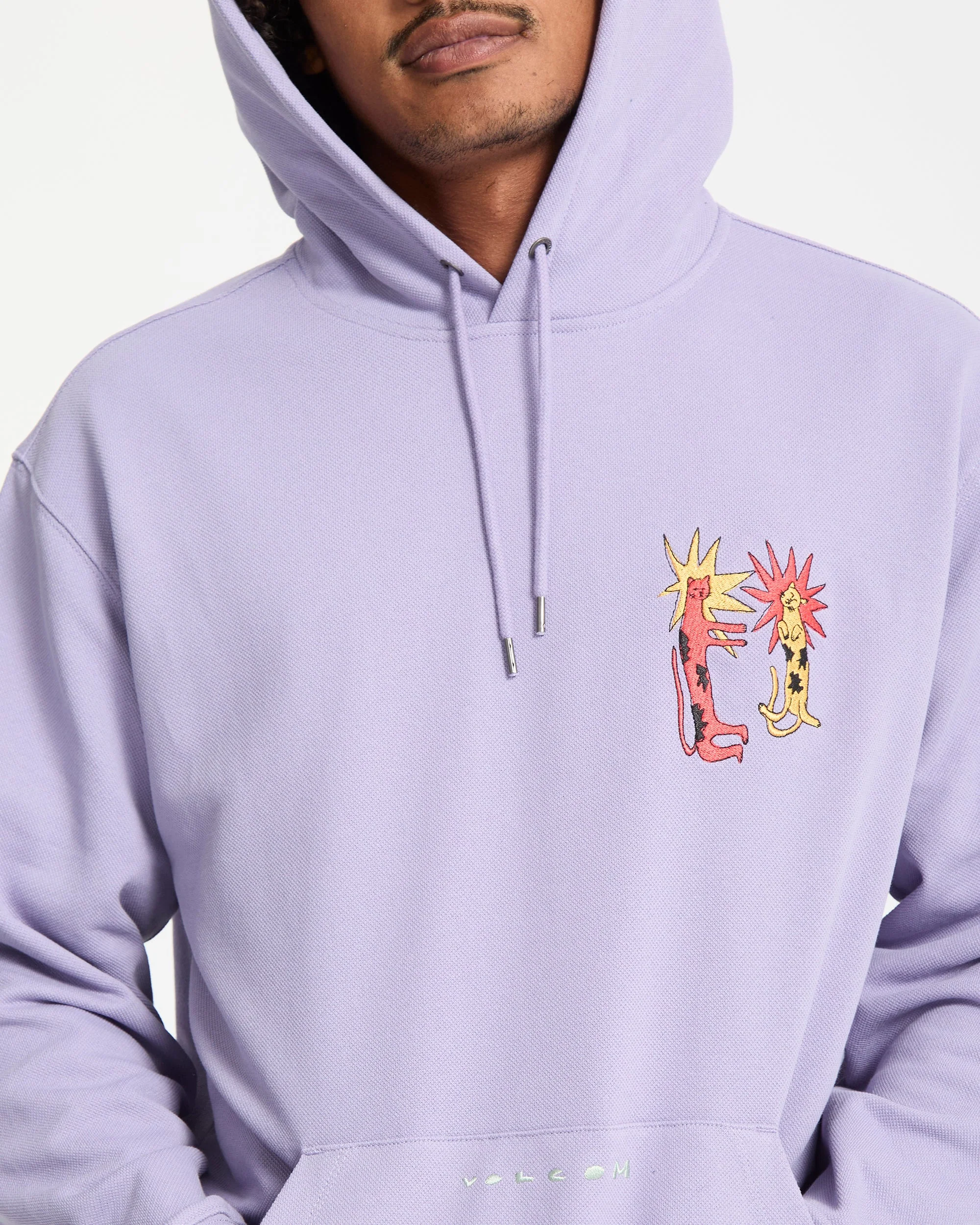 Longo Cats Hoodie - Purple Ash - Image 7