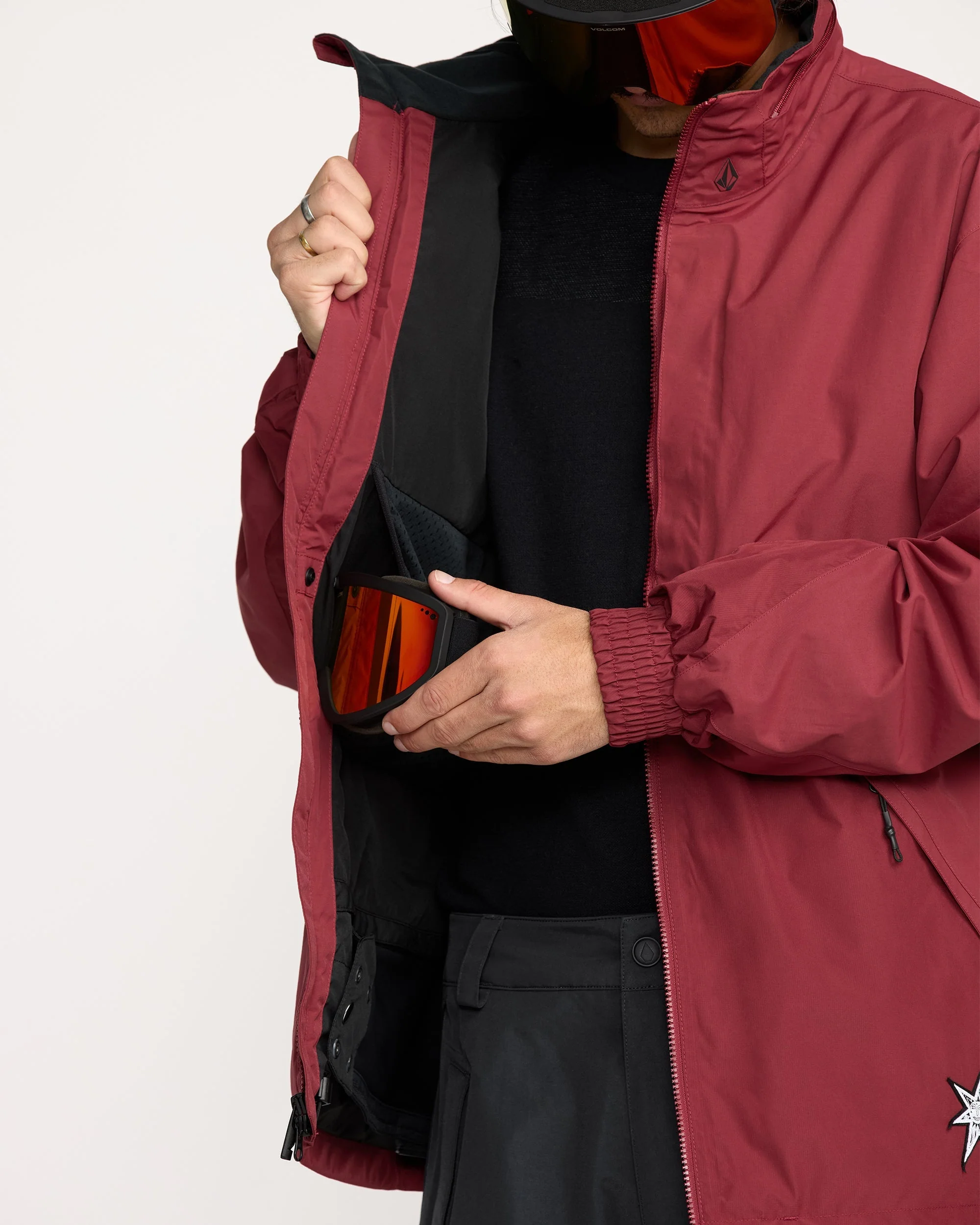 Longo Gore-Tex Jacke - Burnt Red - Image 11