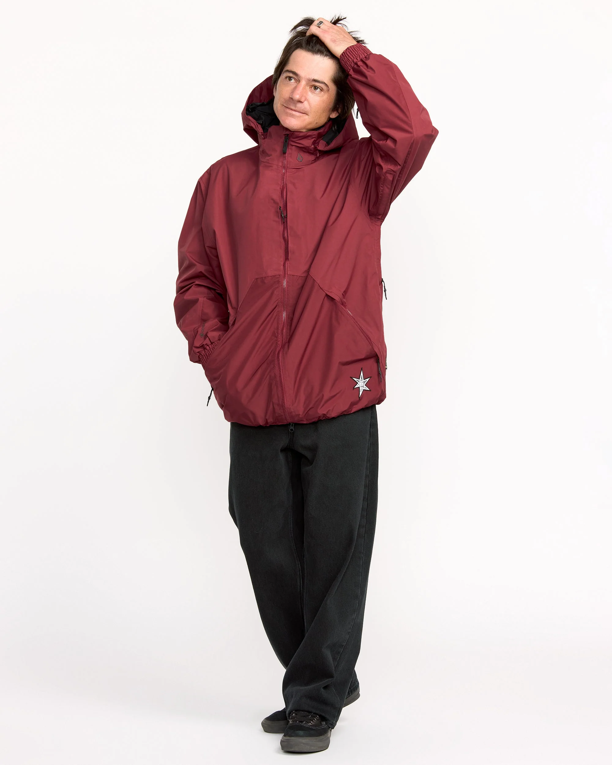 Longo Gore-Tex Jacke - Burnt Red - Image 14