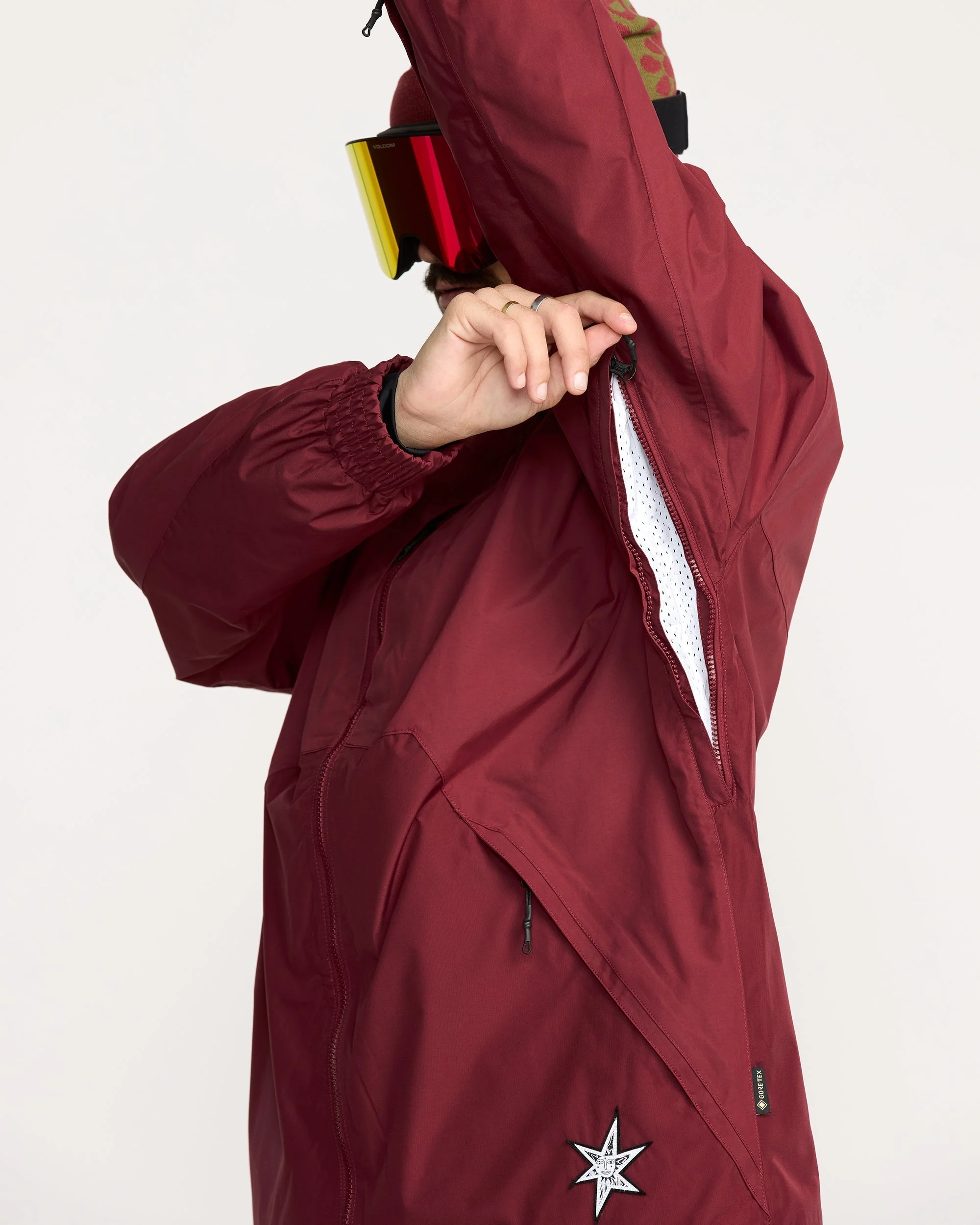 Longo Gore-Tex Jacke - Burnt Red - Image 7