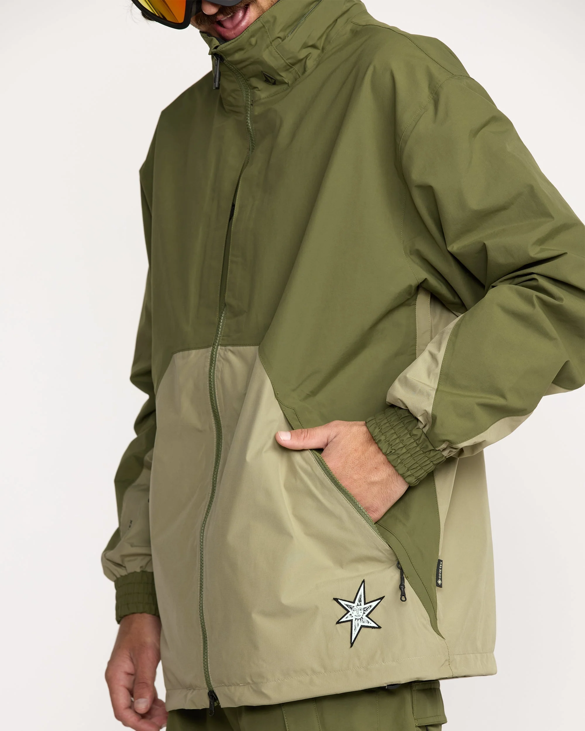 Longo Gore-Tex Jacke - Dark Olive - Image 10