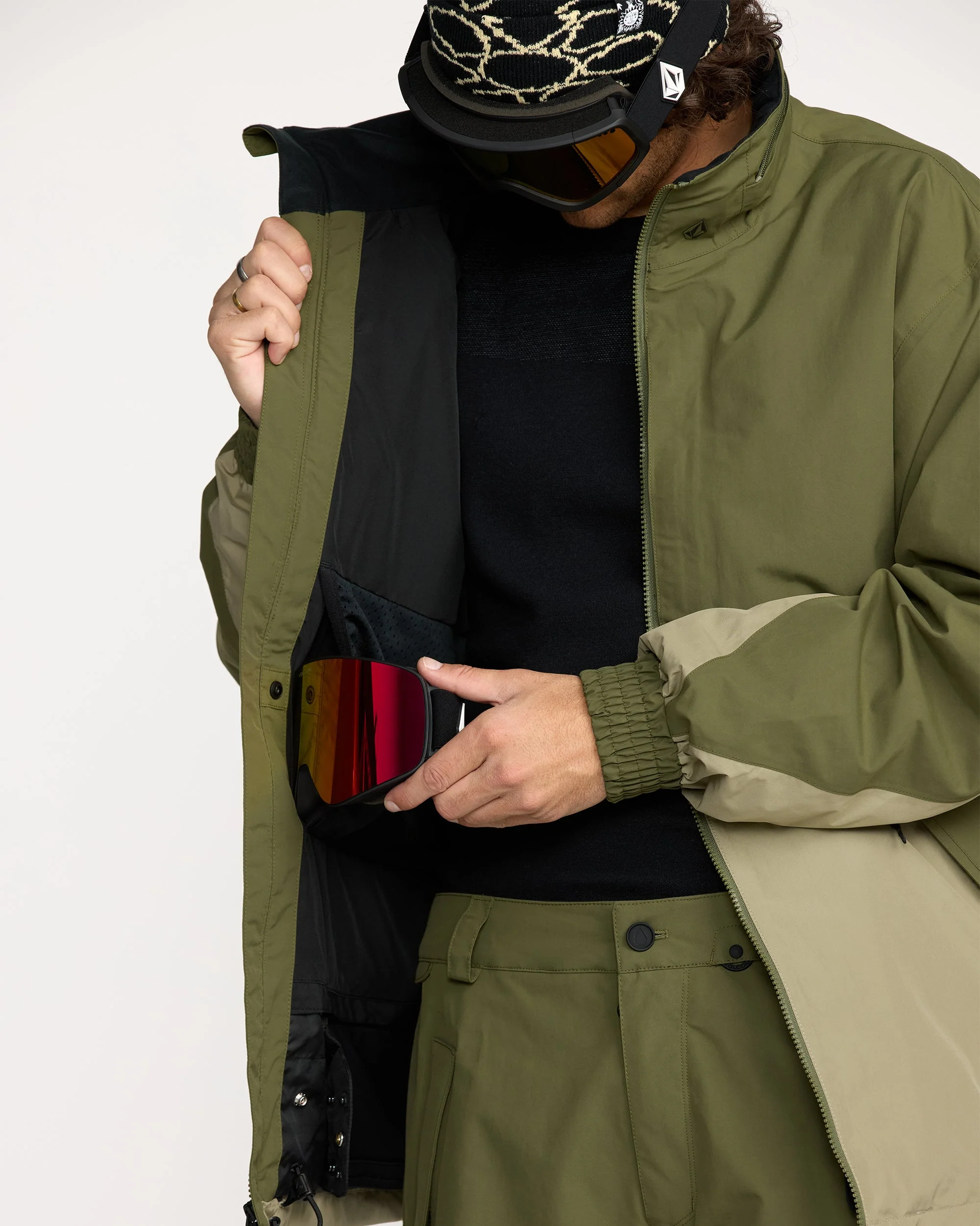 Longo Gore-Tex Jacke - Dark Olive - Image 12