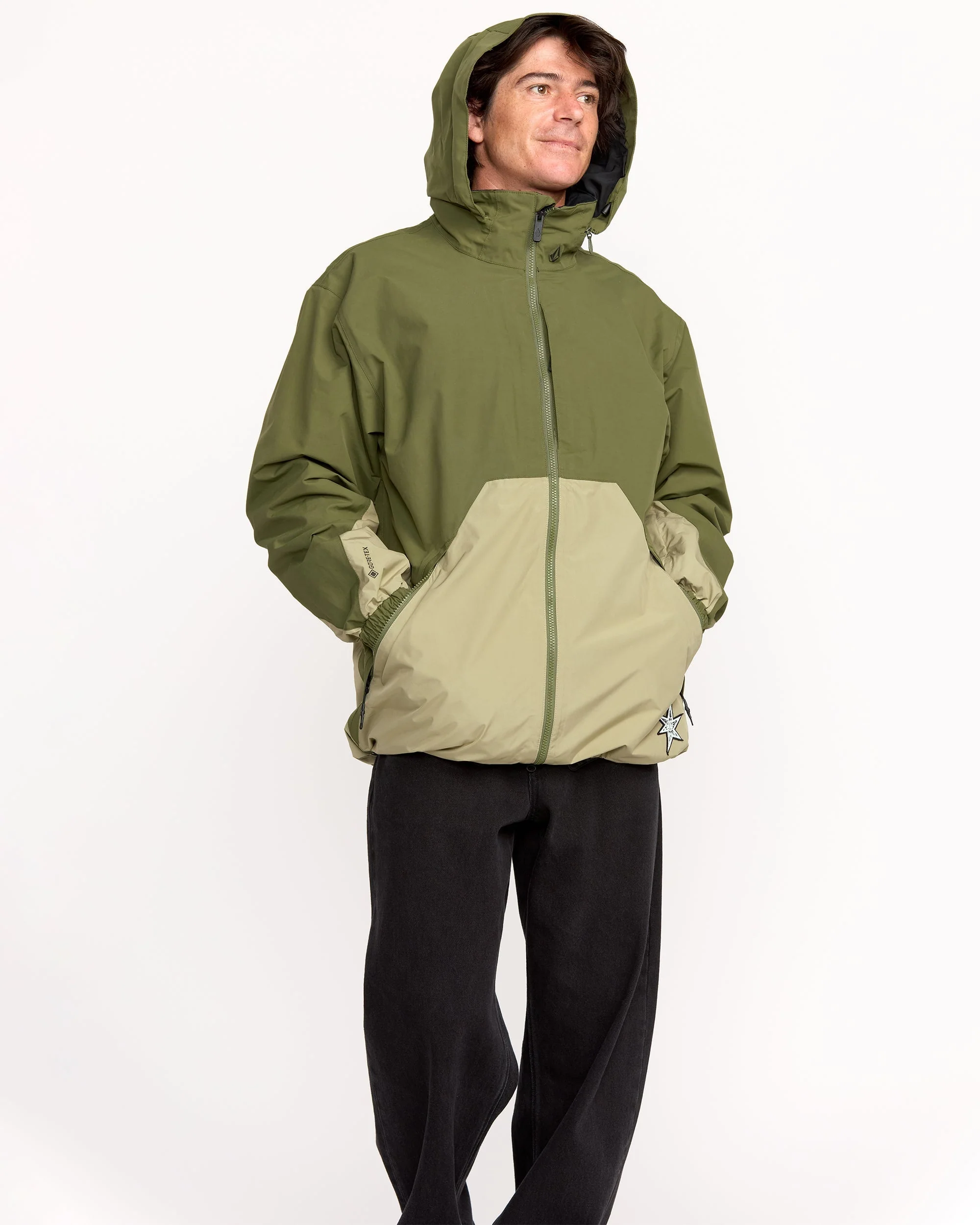 Longo Gore-Tex Jacke - Dark Olive - Image 14