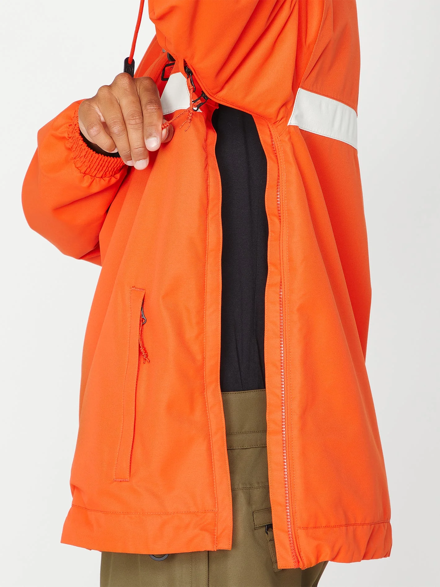 Longo Pullover Jacket - Orange Shock - Image 11