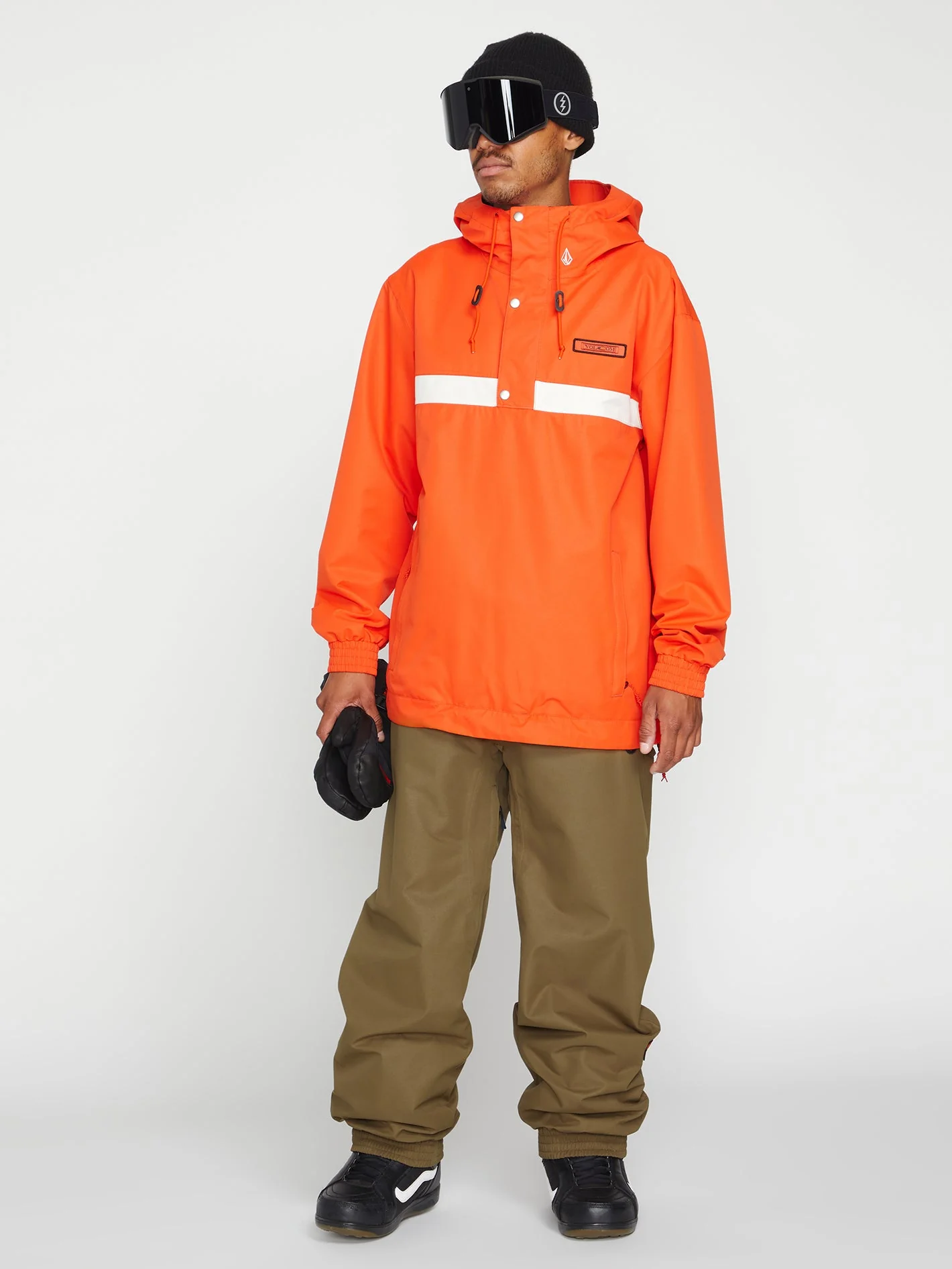 Longo Pullover Jacket - Orange Shock - Image 4
