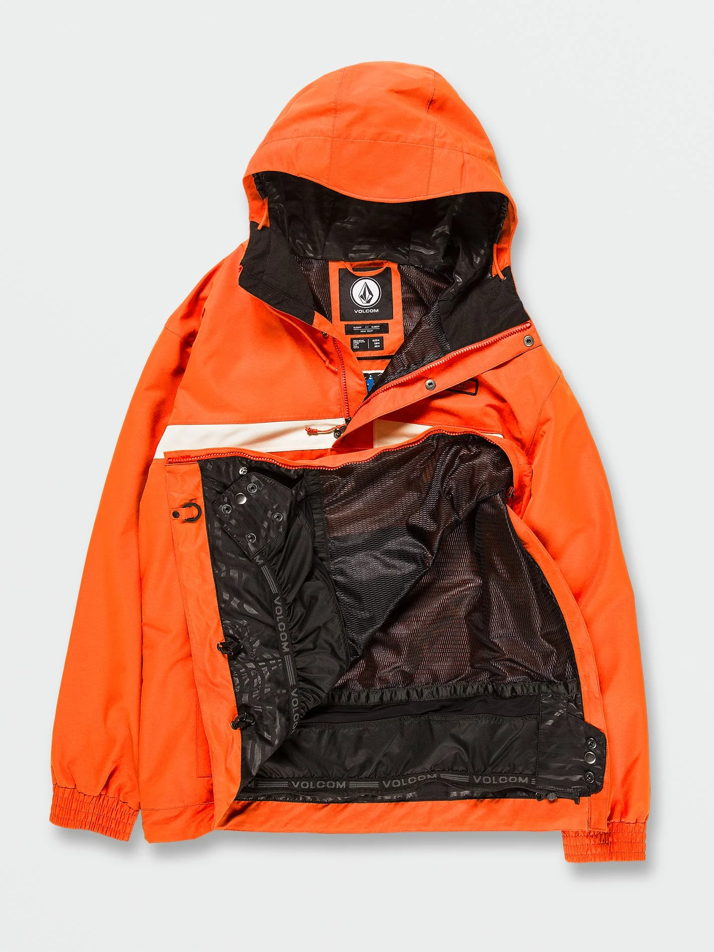 Longo Pullover Jacket - Orange Shock - Image 8