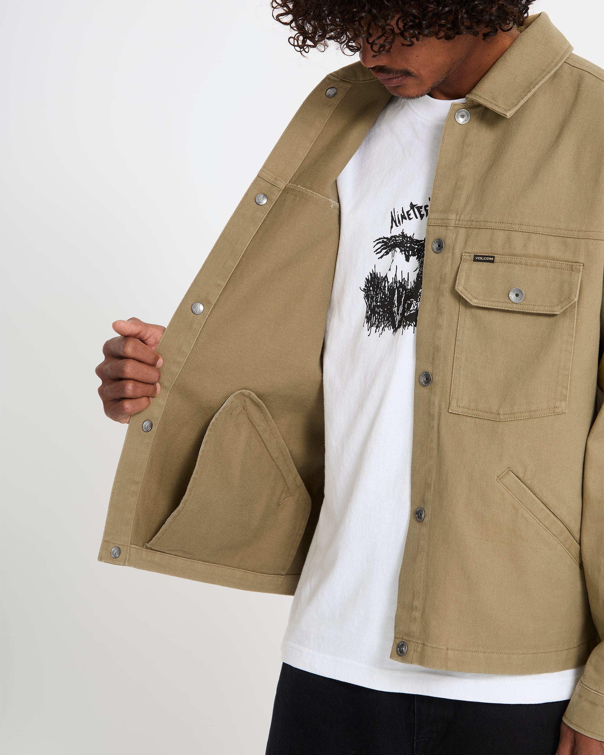 Lostcontrol Jacke - Dark Khaki - Image 3