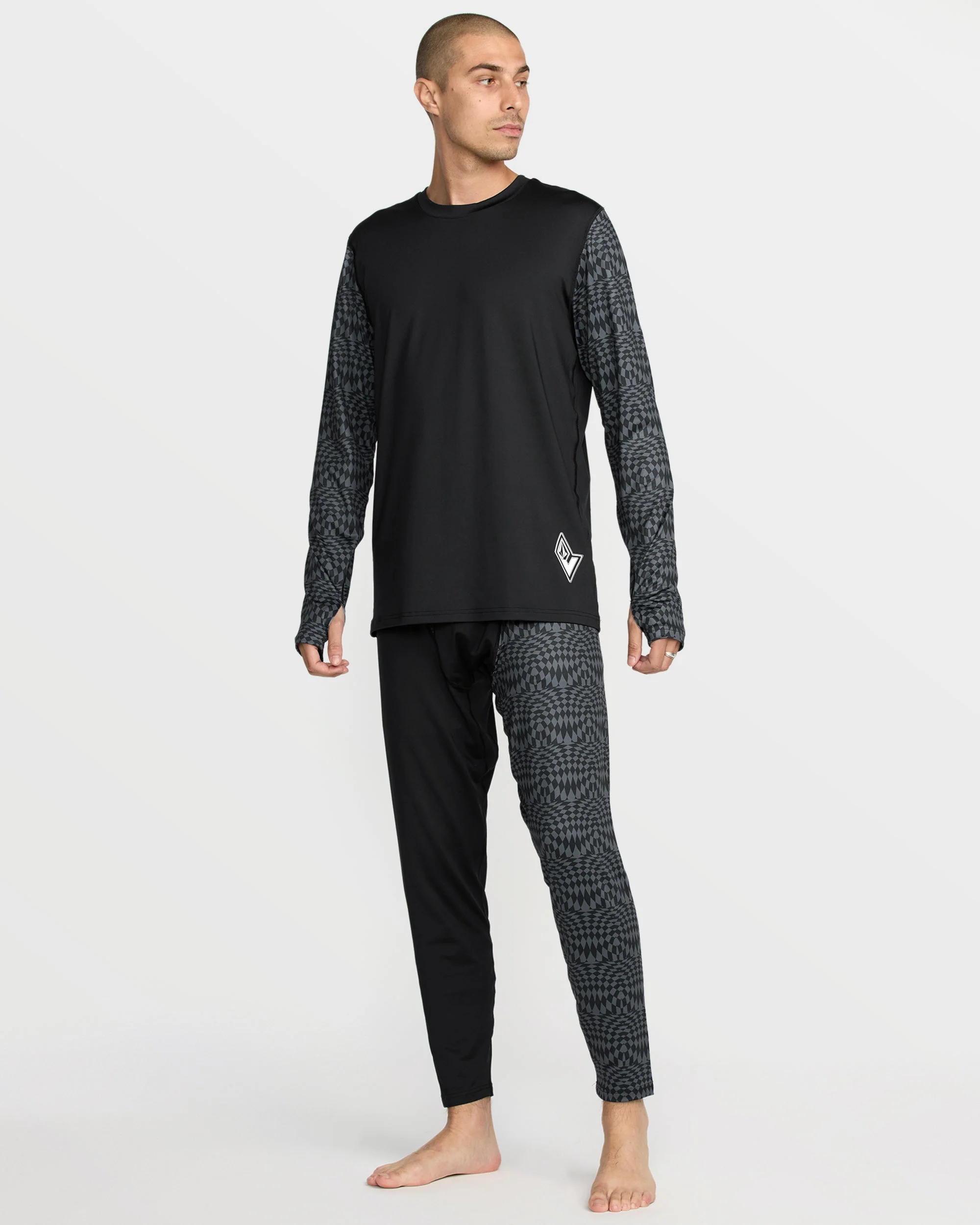 M V-Science Basisschicht-Shirt - Black/Charcoal - Image 3