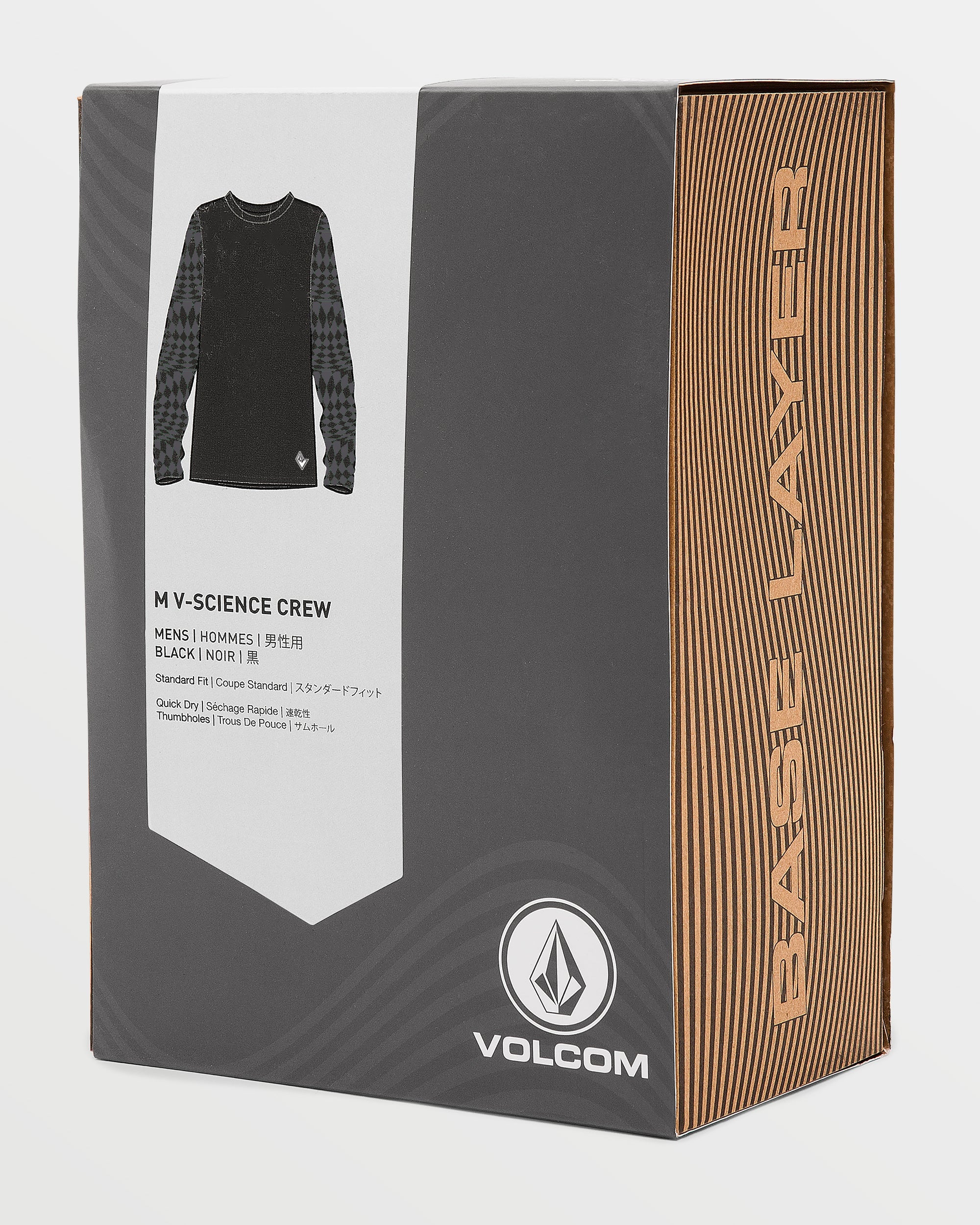 M V-Science Basisschicht-Shirt - Black/Charcoal - Image 4