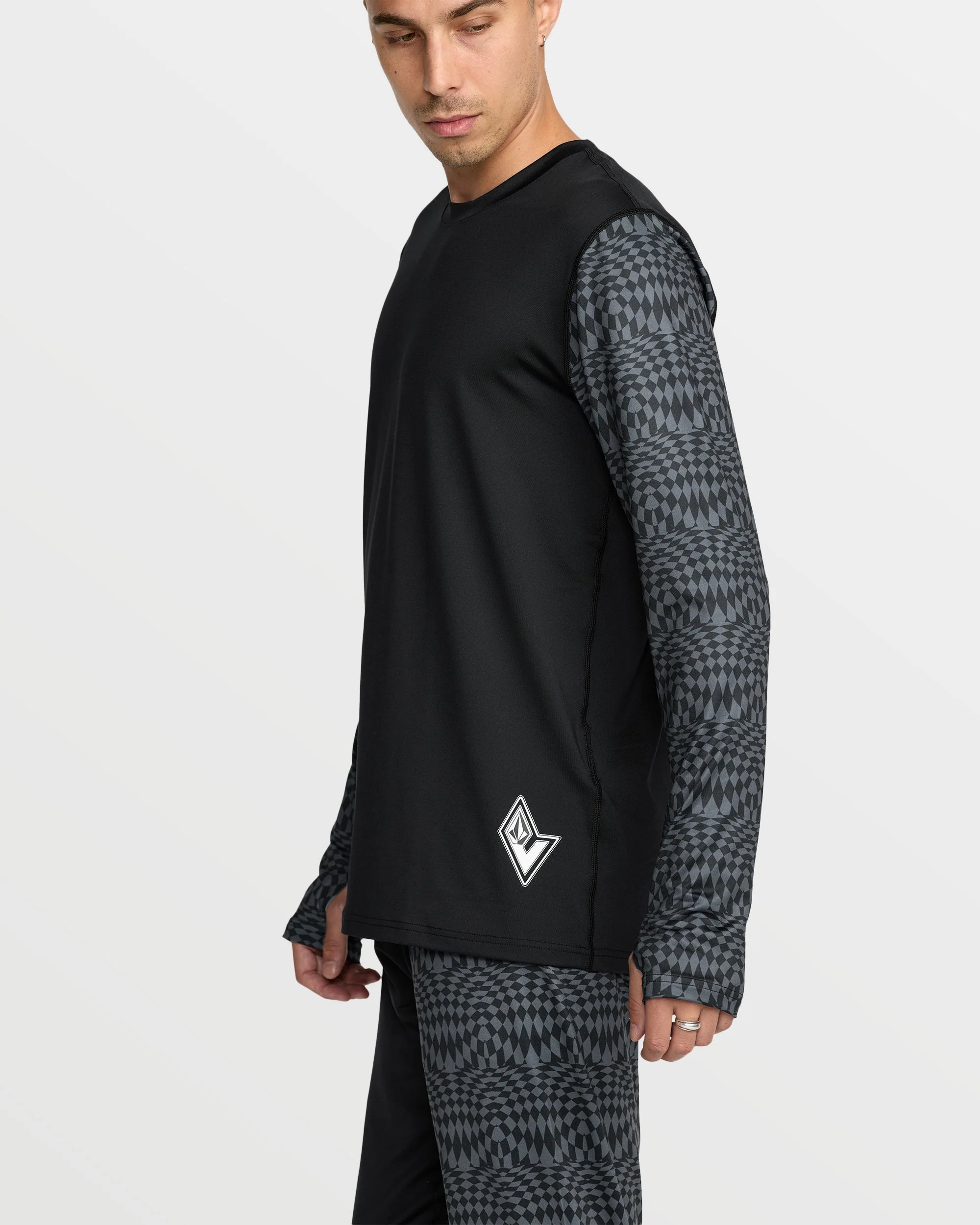 M V-Science Basisschicht-Shirt - Black/Charcoal - Image 5