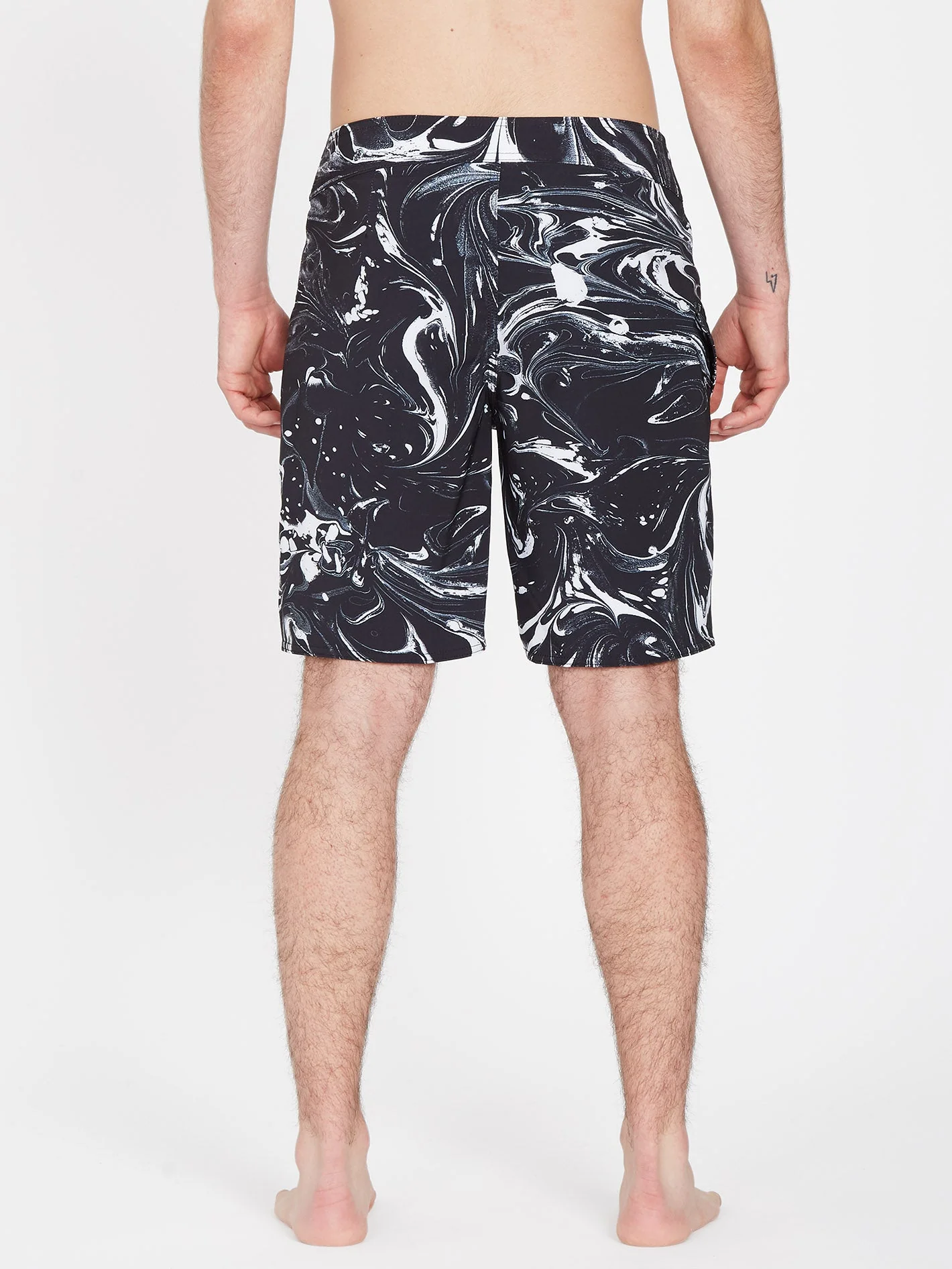 Marble Mod 19" Badeshorts - BLACK - Image 2