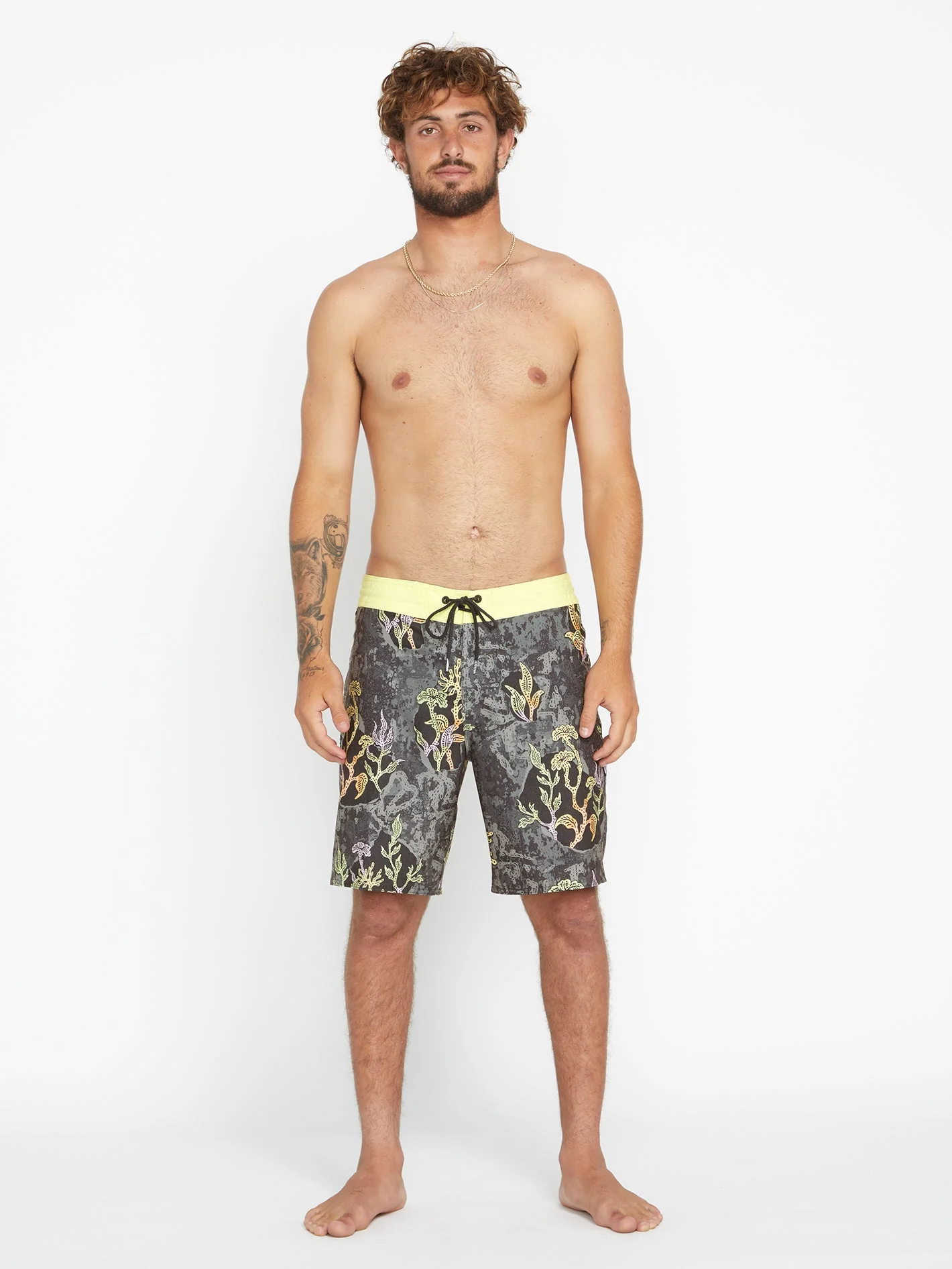 Mashed Stoney 19" Badeshorts - DUSK GREY