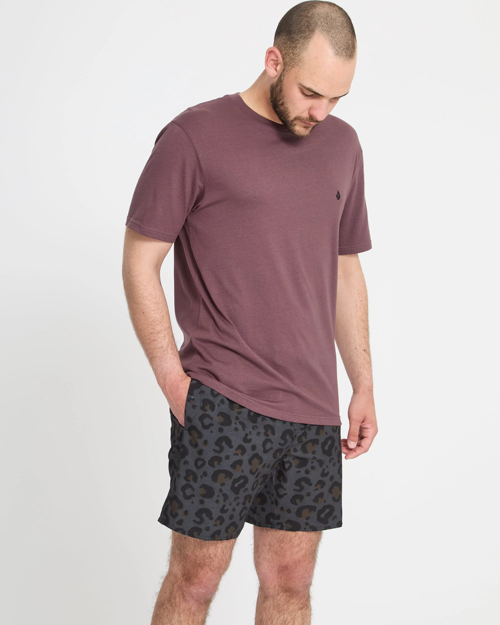 Melange Trunk 17" Boardshorts - Asphalt Black - Image 10