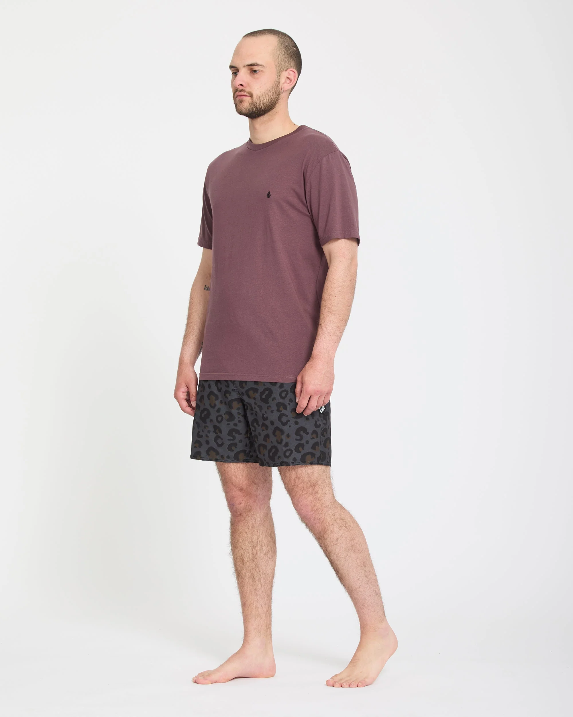 Melange Trunk 17" Boardshorts - Asphalt Black - Image 6