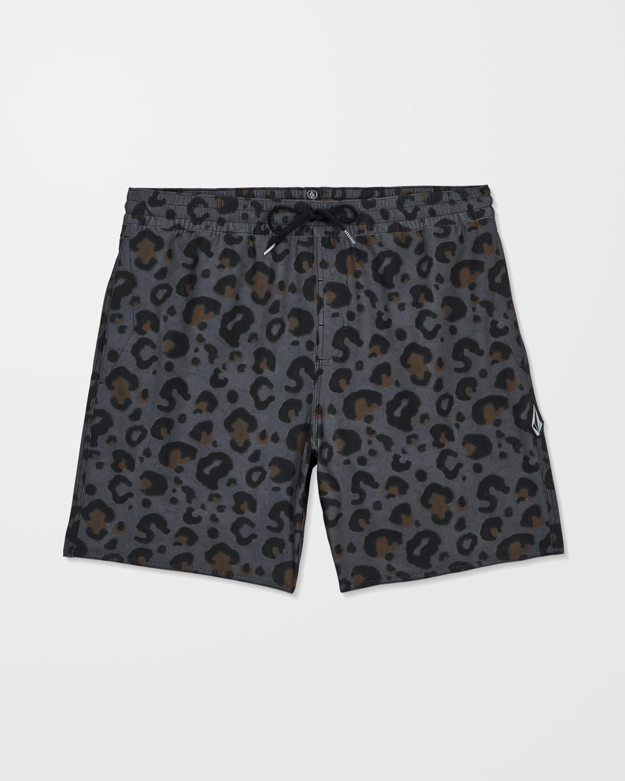 Melange Trunk 17" Boardshorts - Asphalt Black - Image 8