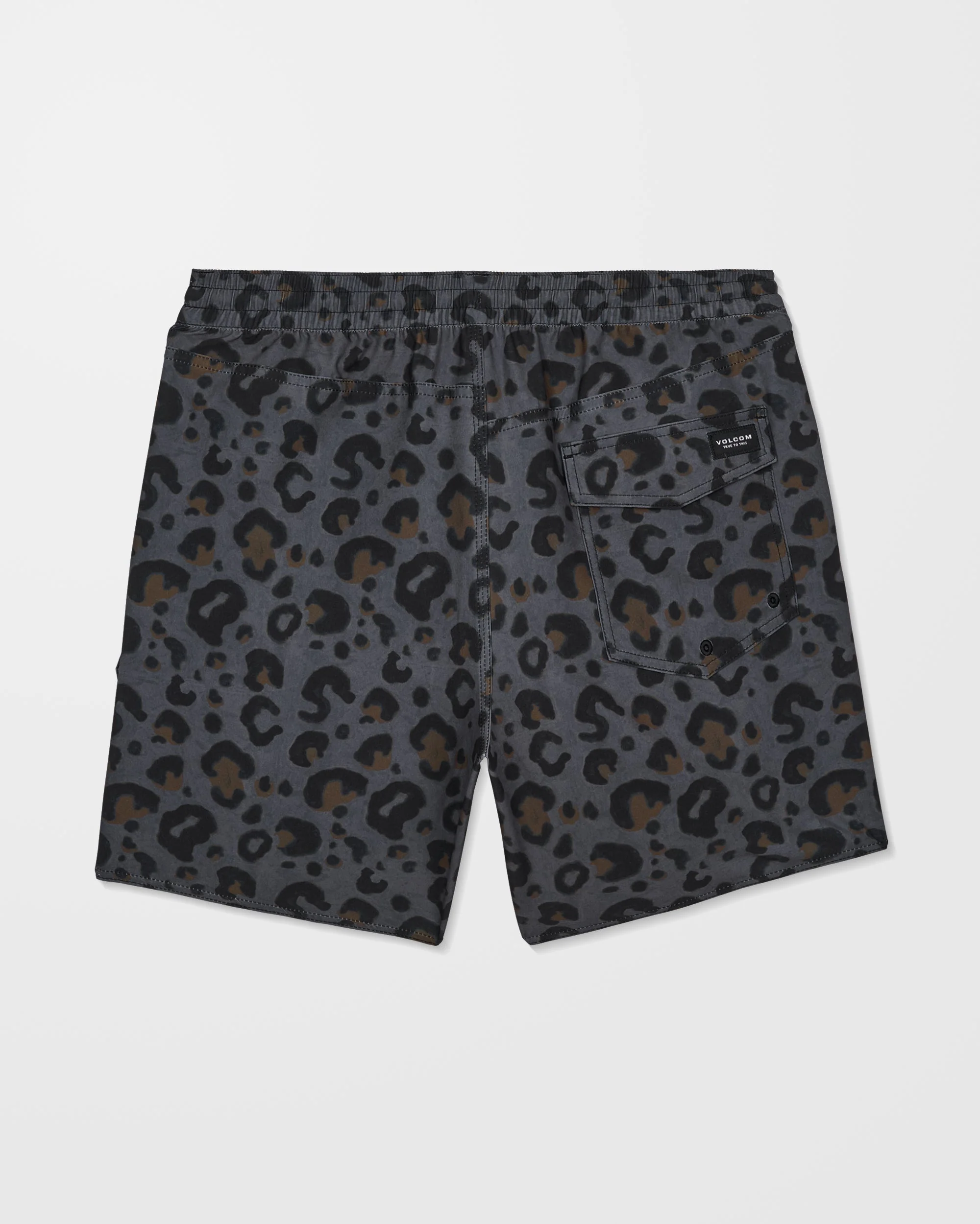 Melange Trunk 17" Boardshorts - Asphalt Black - Image 9