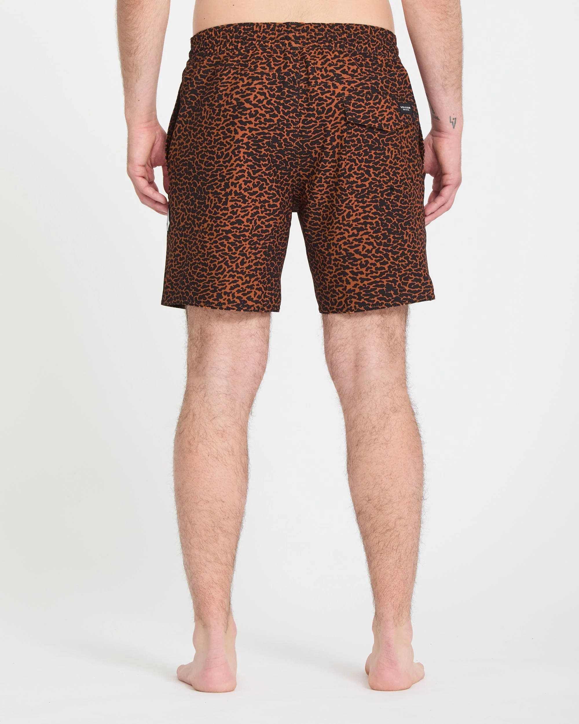 Melange Trunk 17" Boardshorts - Brown Horn - Image 2